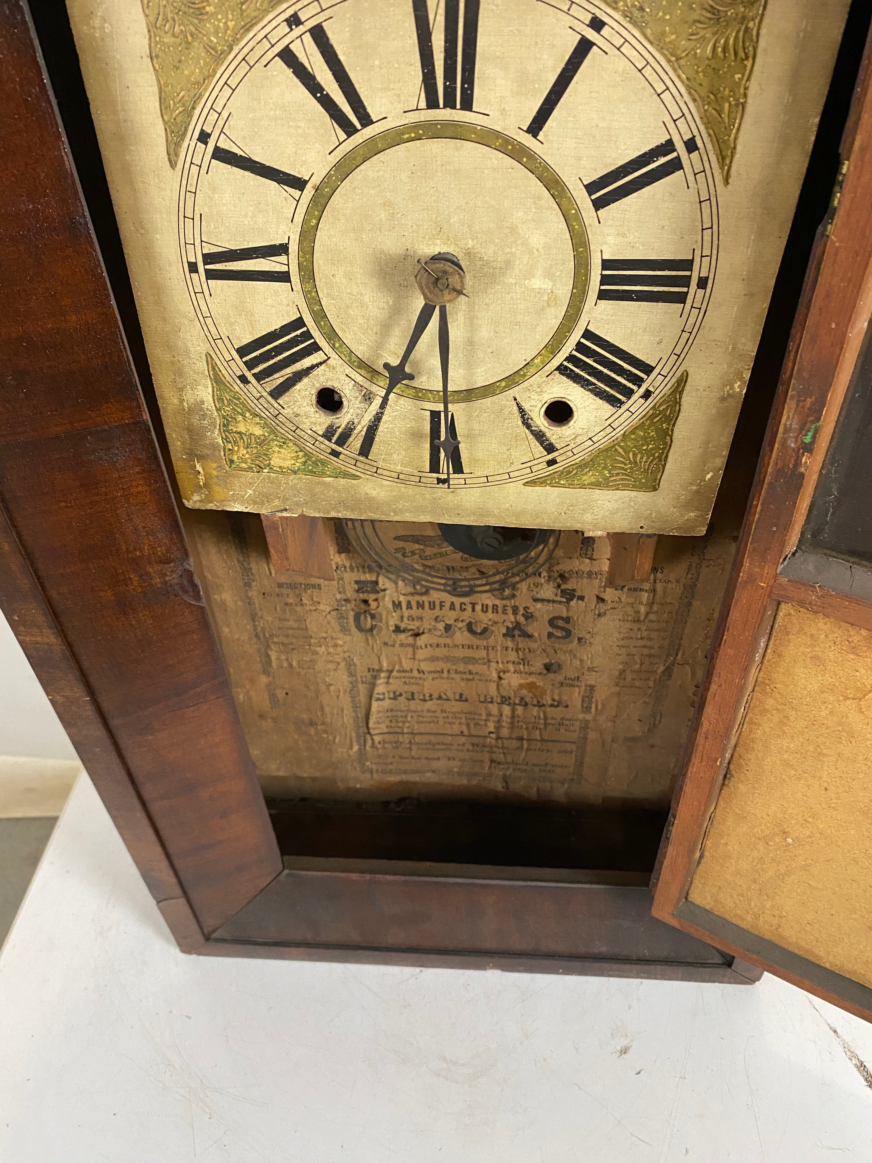 Antique W.M. S Johnson Ogee Clock