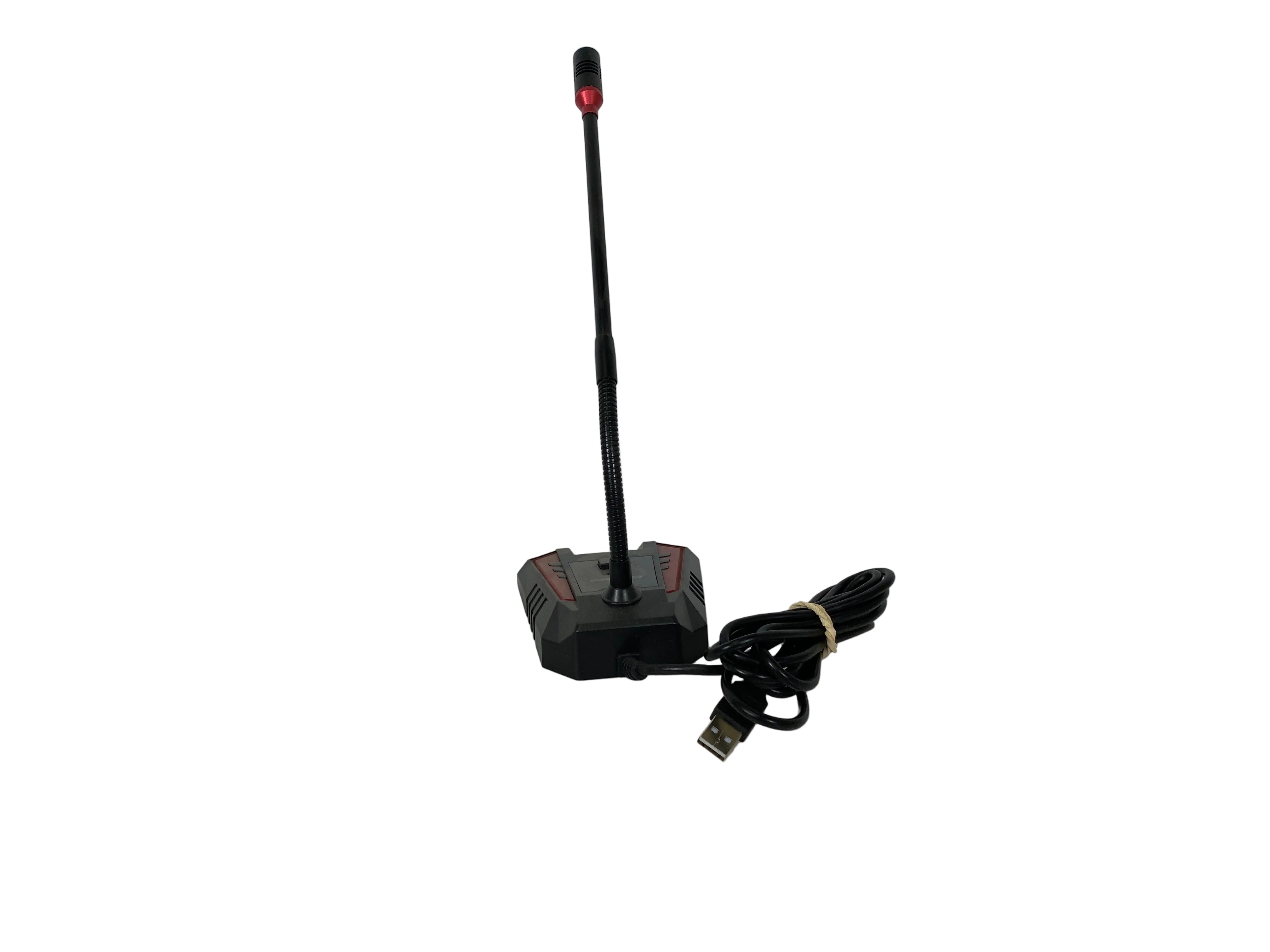 Aokeo USB Desktop Microphone Red & Black