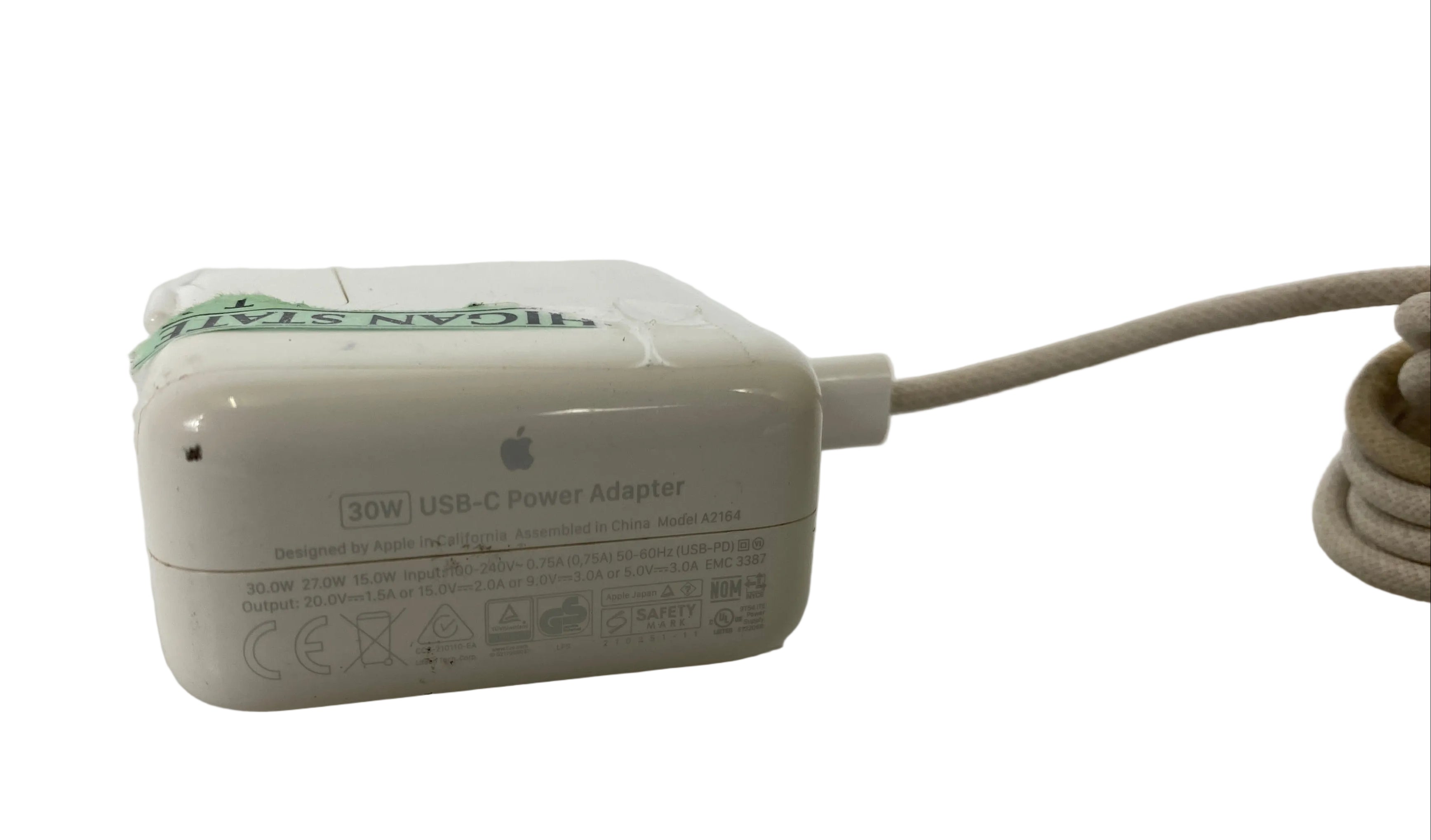 Apple A2164 Magsafe 30W USB-C Charger with MagSafe 3 Cable