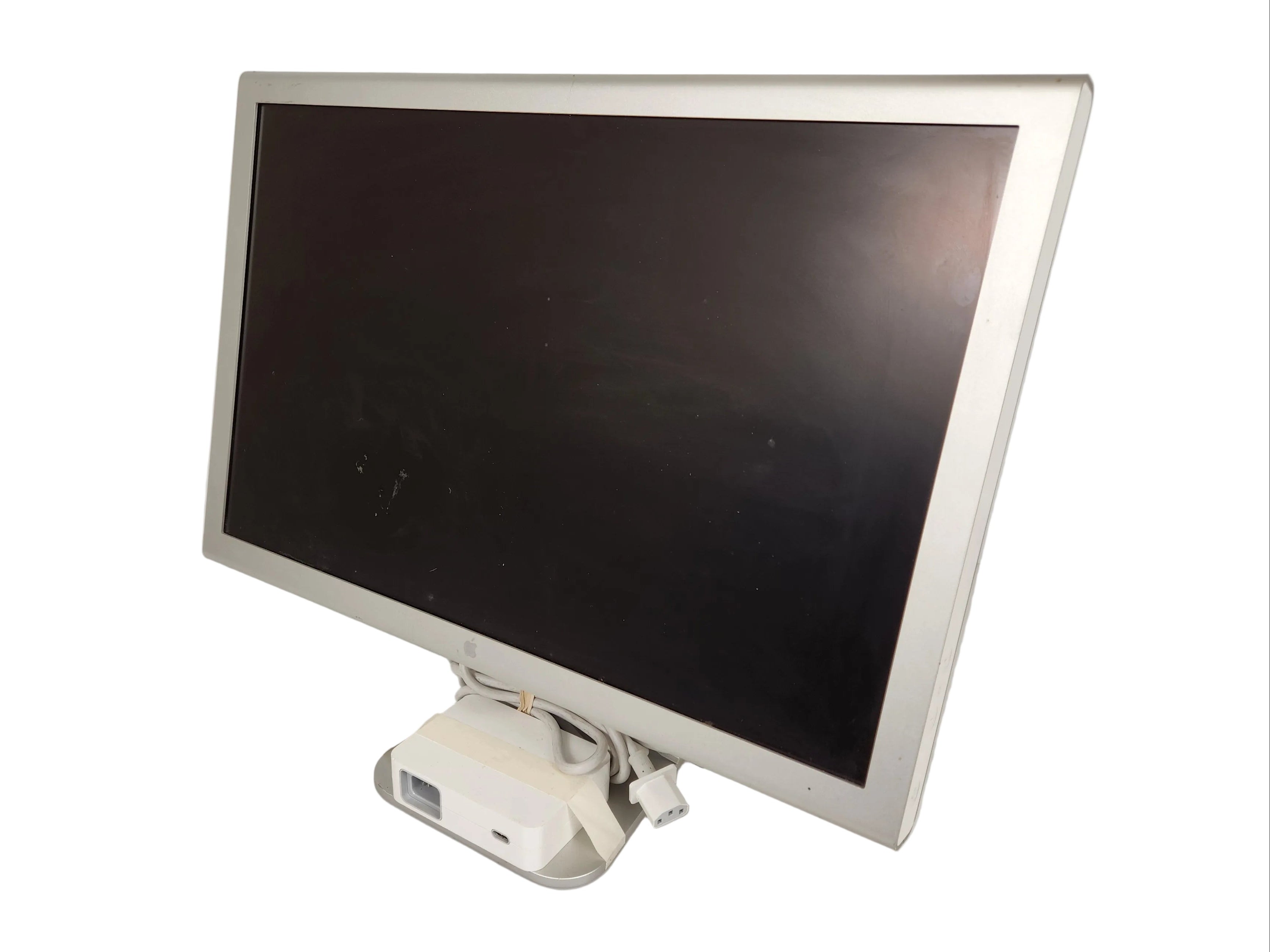 Apple Cinema Display 20" Widescreen LCD Monitor *With Power Adapter* *Scratched Screen*