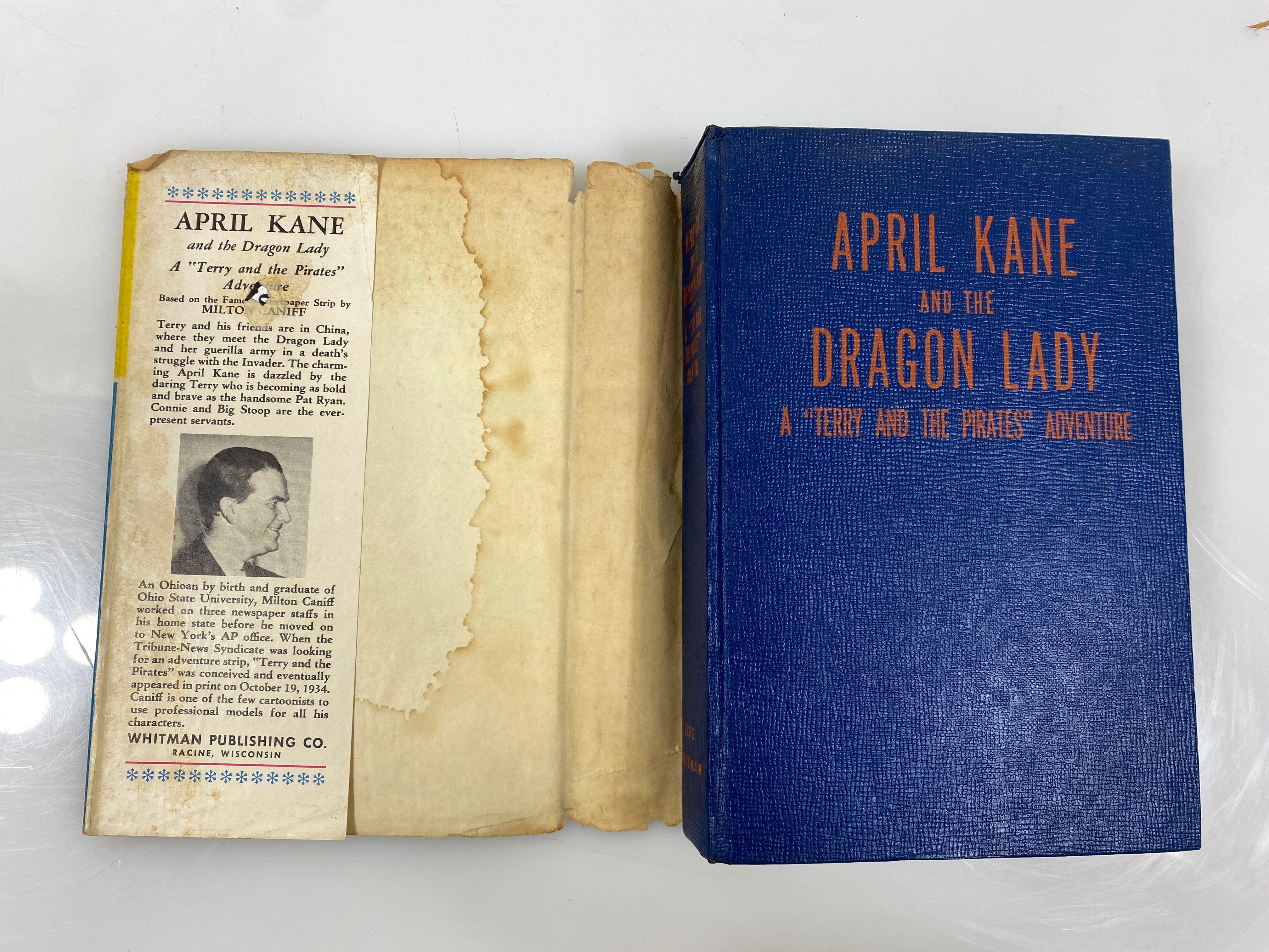 April Kane and the Dragon Lady by Caniff 1942 HCDJ