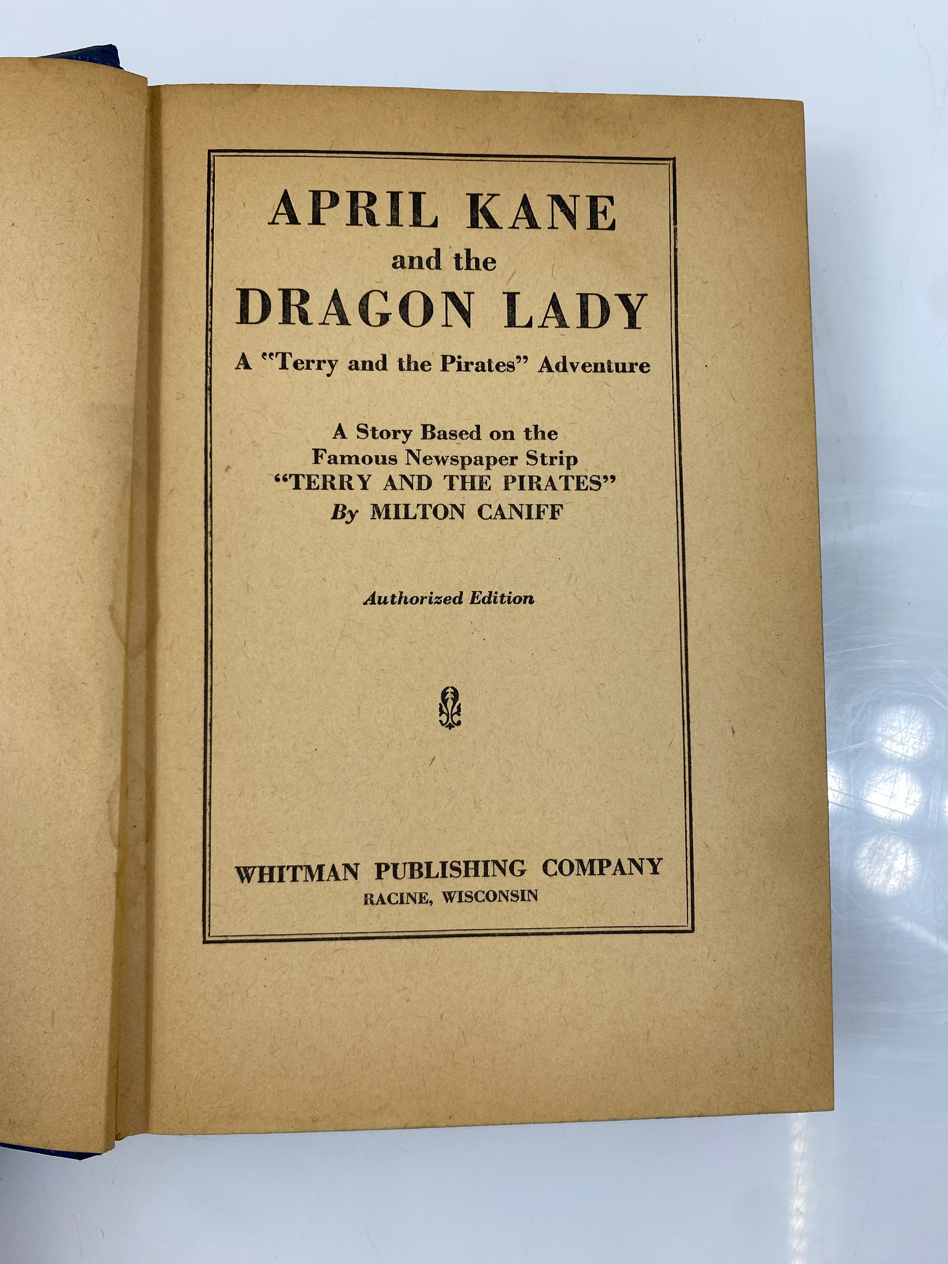 April Kane and the Dragon Lady by Caniff 1942 HCDJ