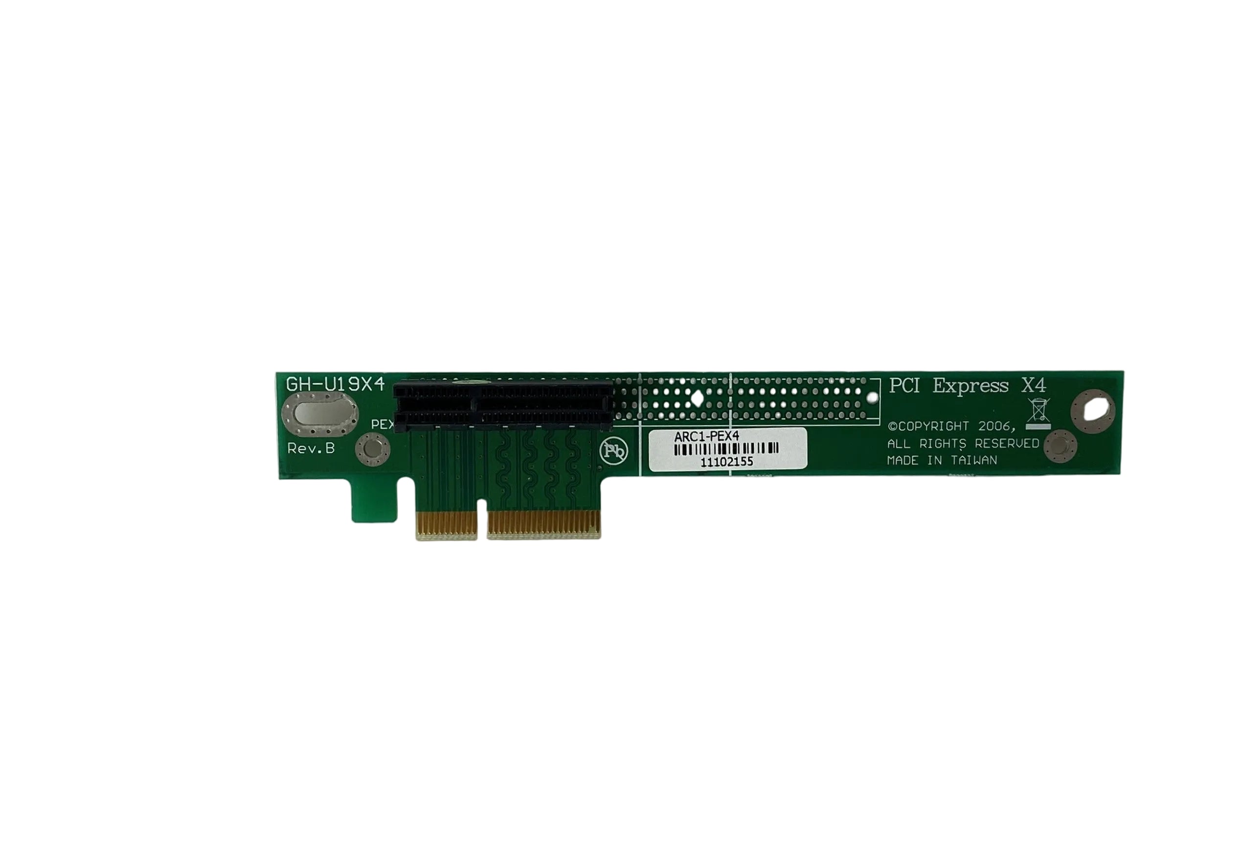 ARC1-PEX4 1U 1 Slot PCI-e x4 Riser Card *Untested*