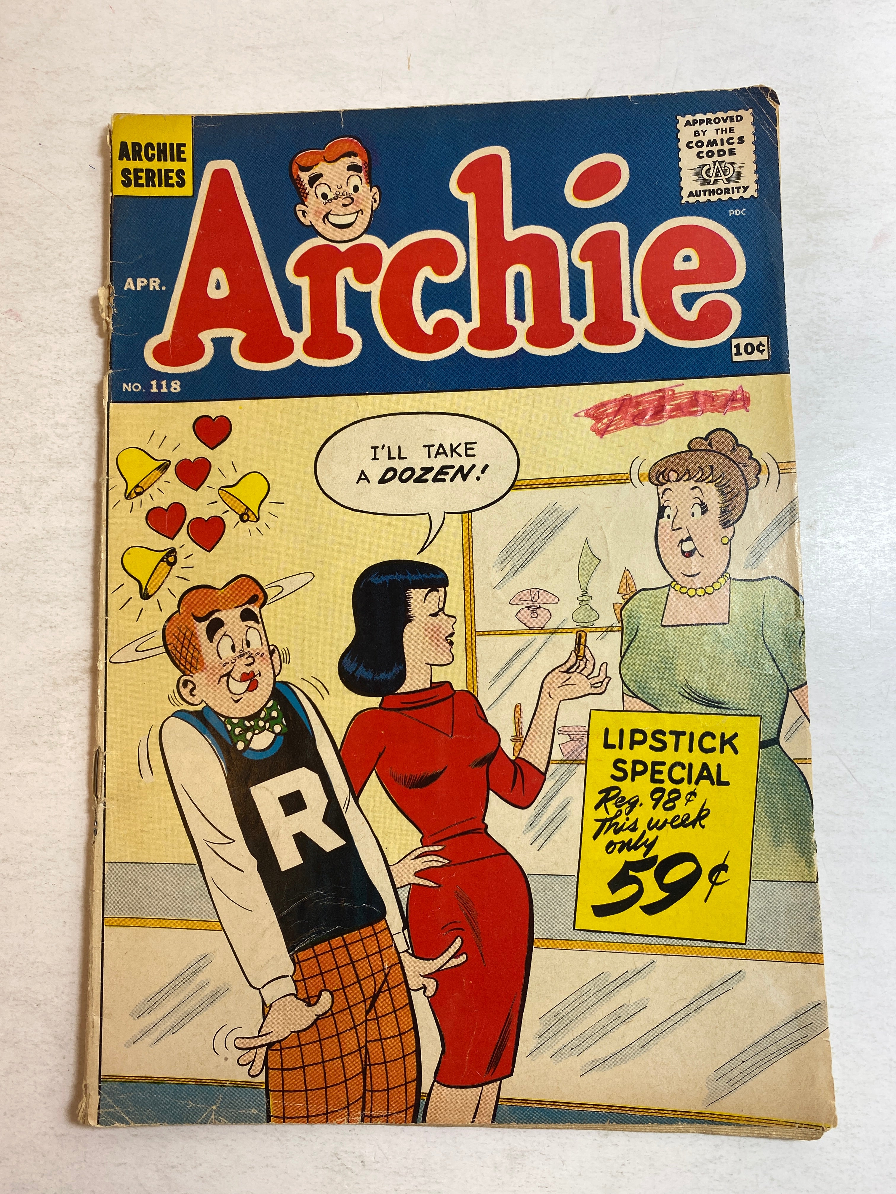 Archie Comic #118 1961