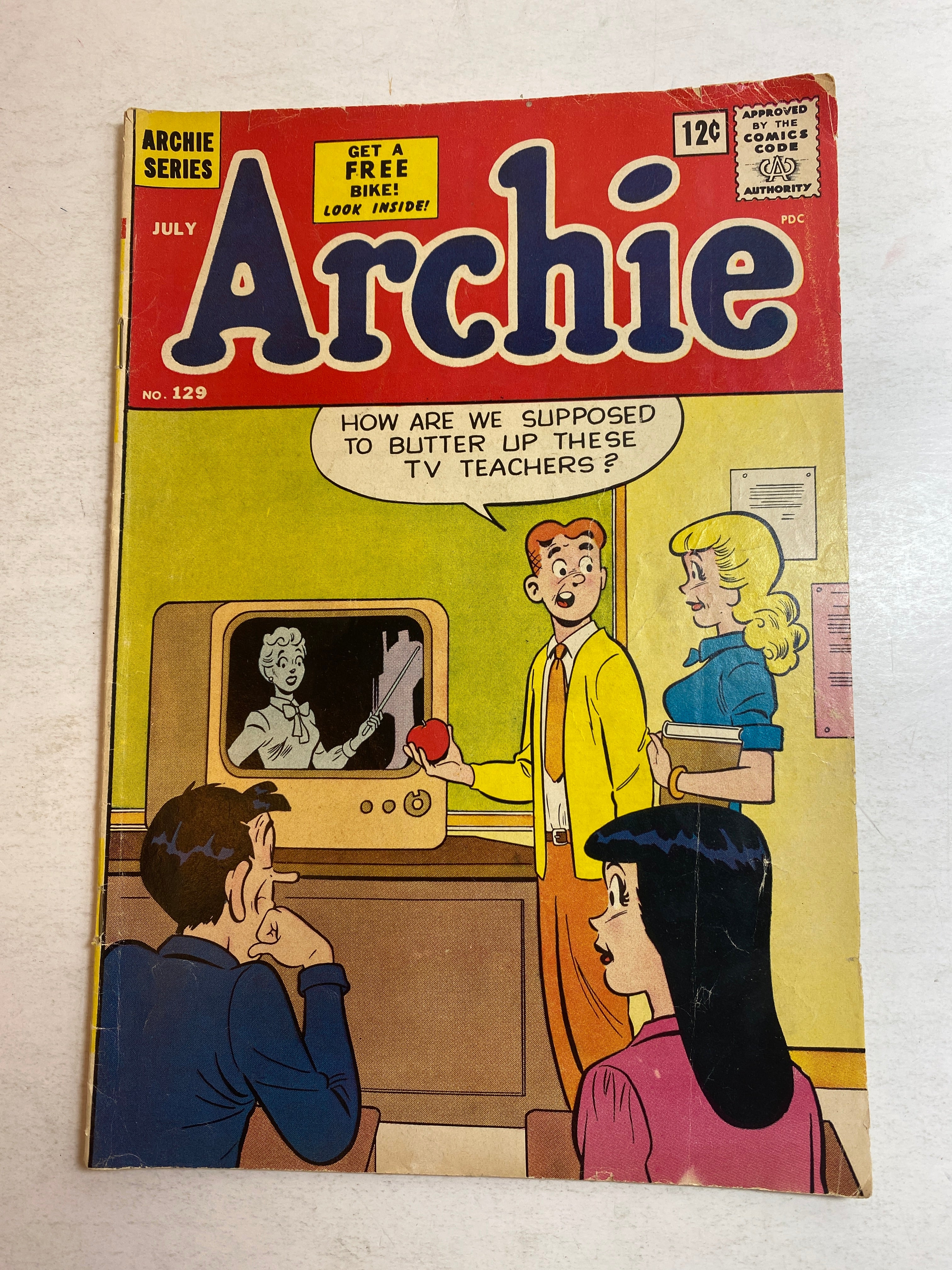 Archie Comic #129 1962