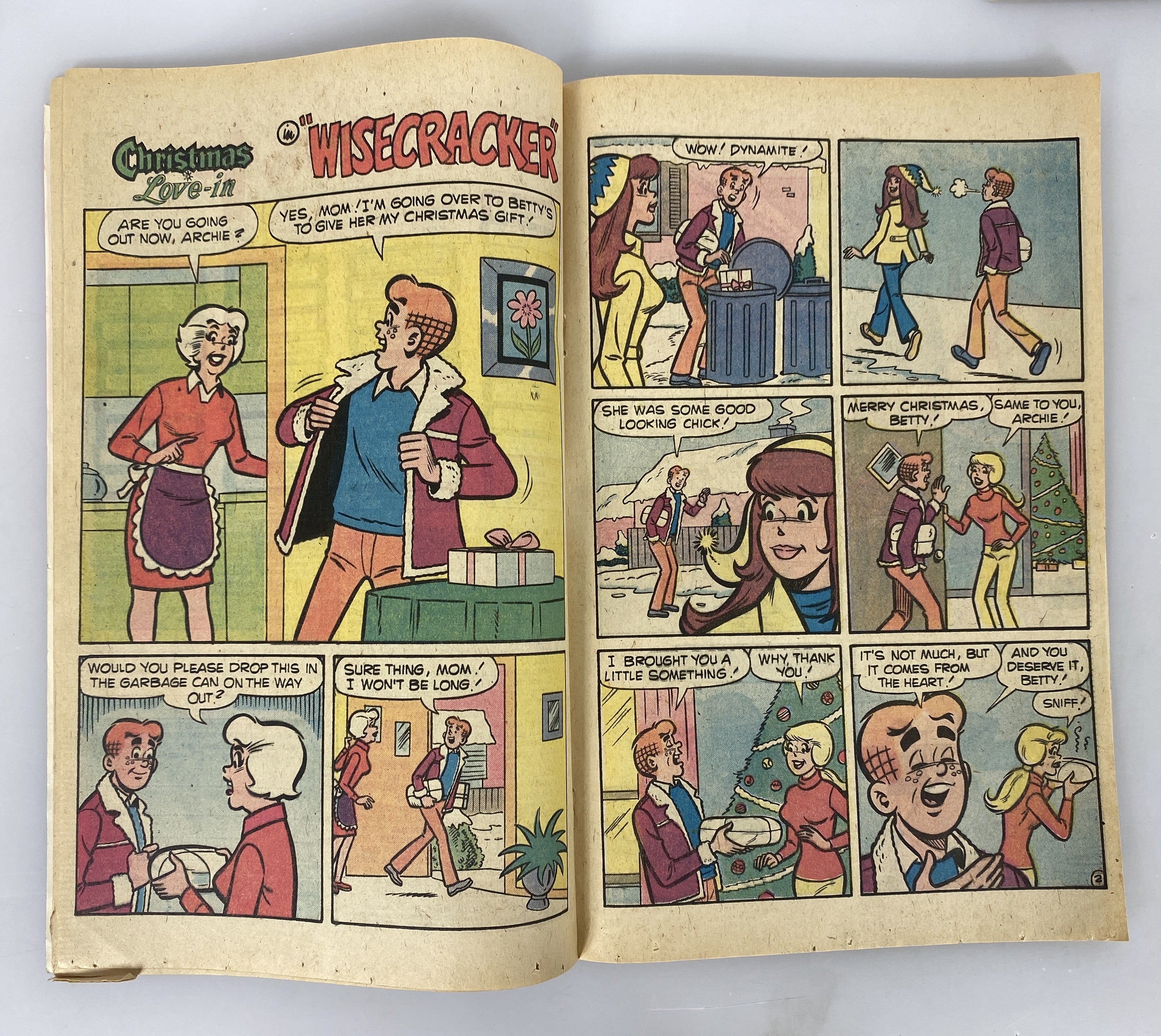 Archie Comic Archie's Christmas Stocking Lot of 4 1977-1980