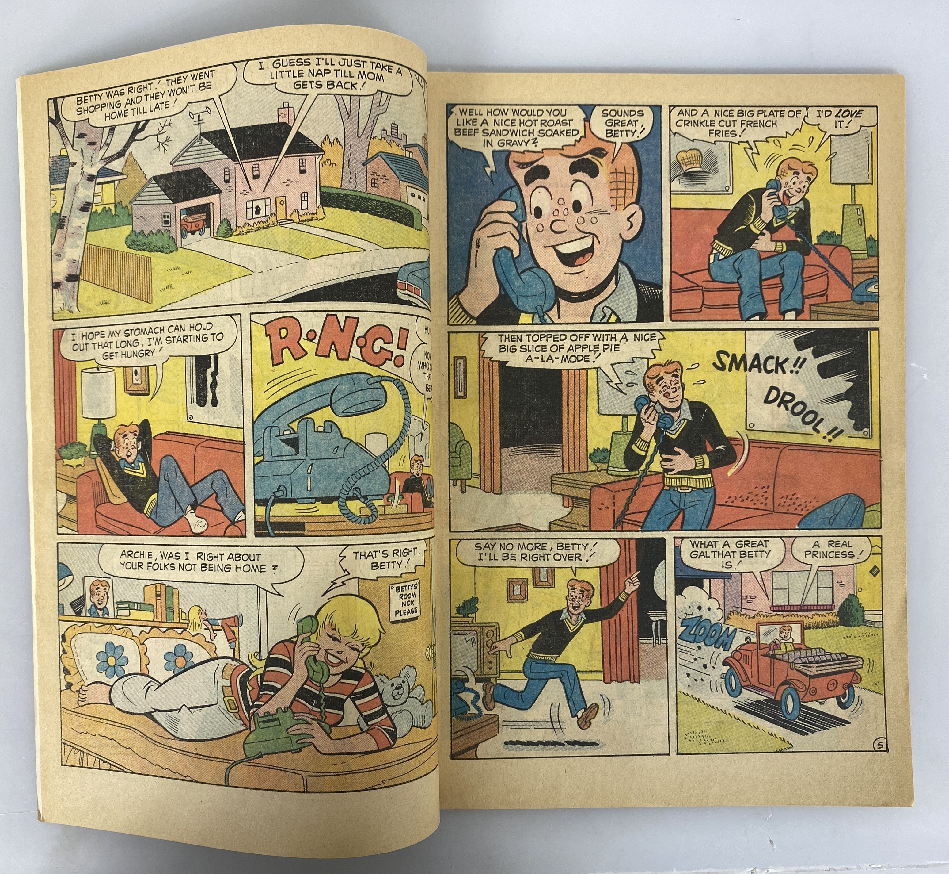 Archie Comic Betty and Me Lot of 10 1970-1977