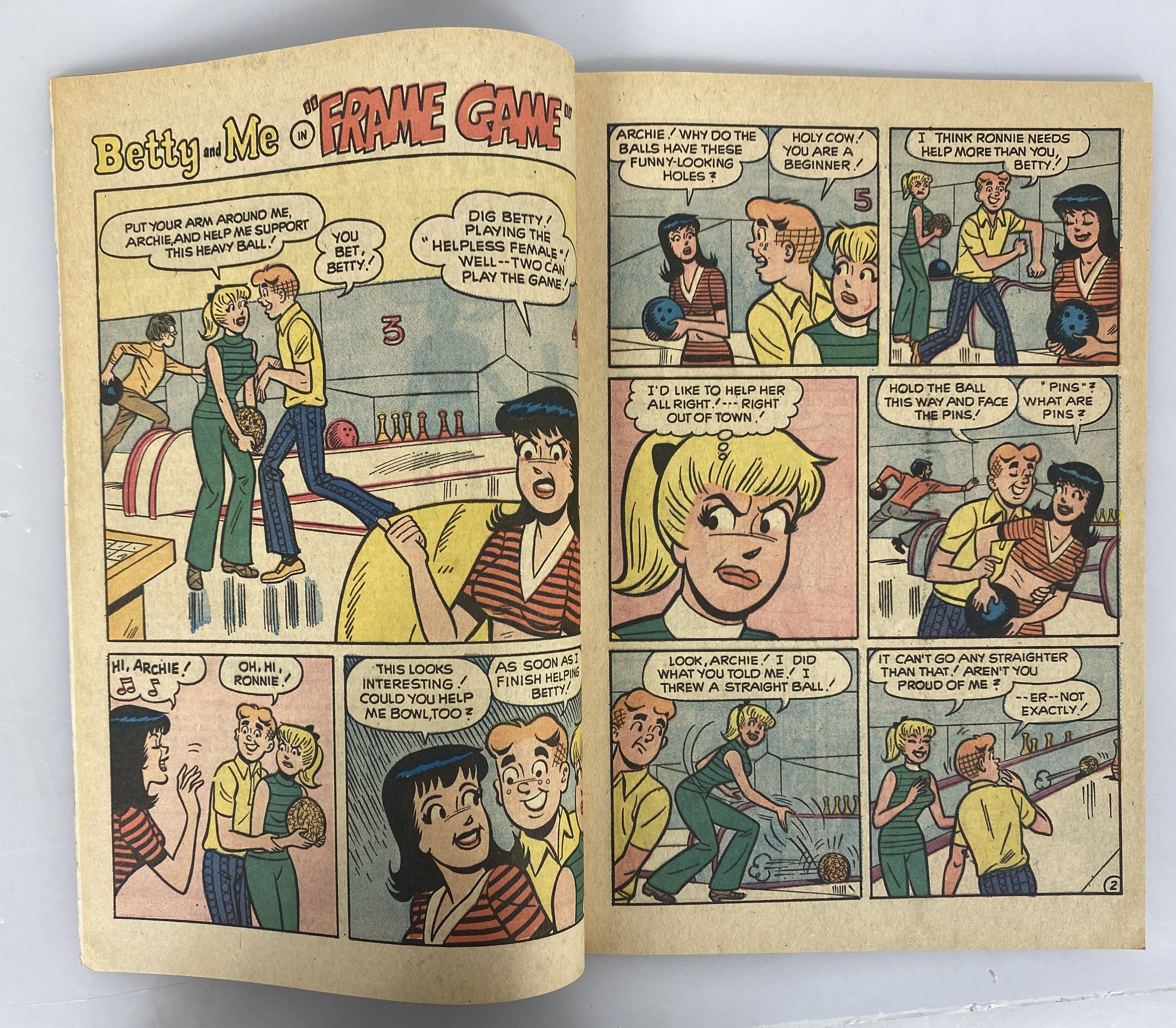 Archie Comic Betty and Me Lot of 10 1970-1977