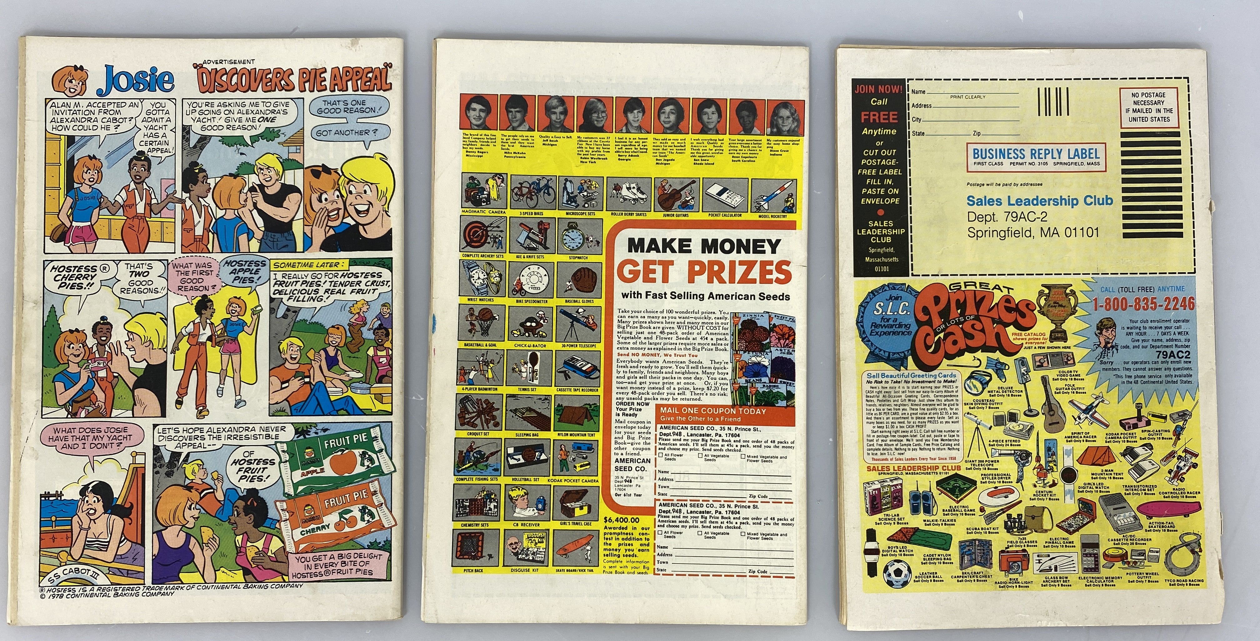 Archie Comic Betty and Me Lot of 3 1979