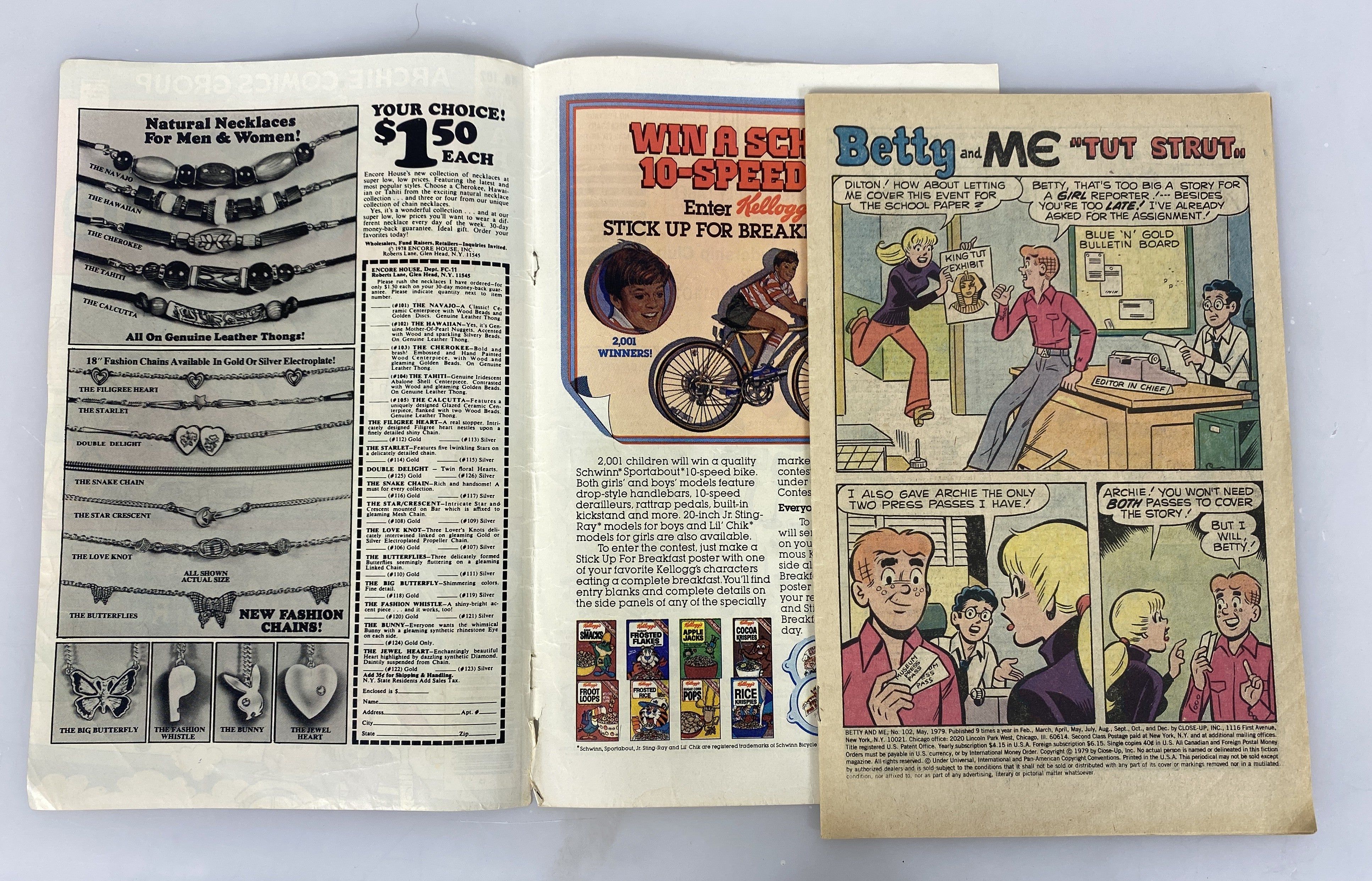Archie Comic Betty and Me Lot of 3 1979