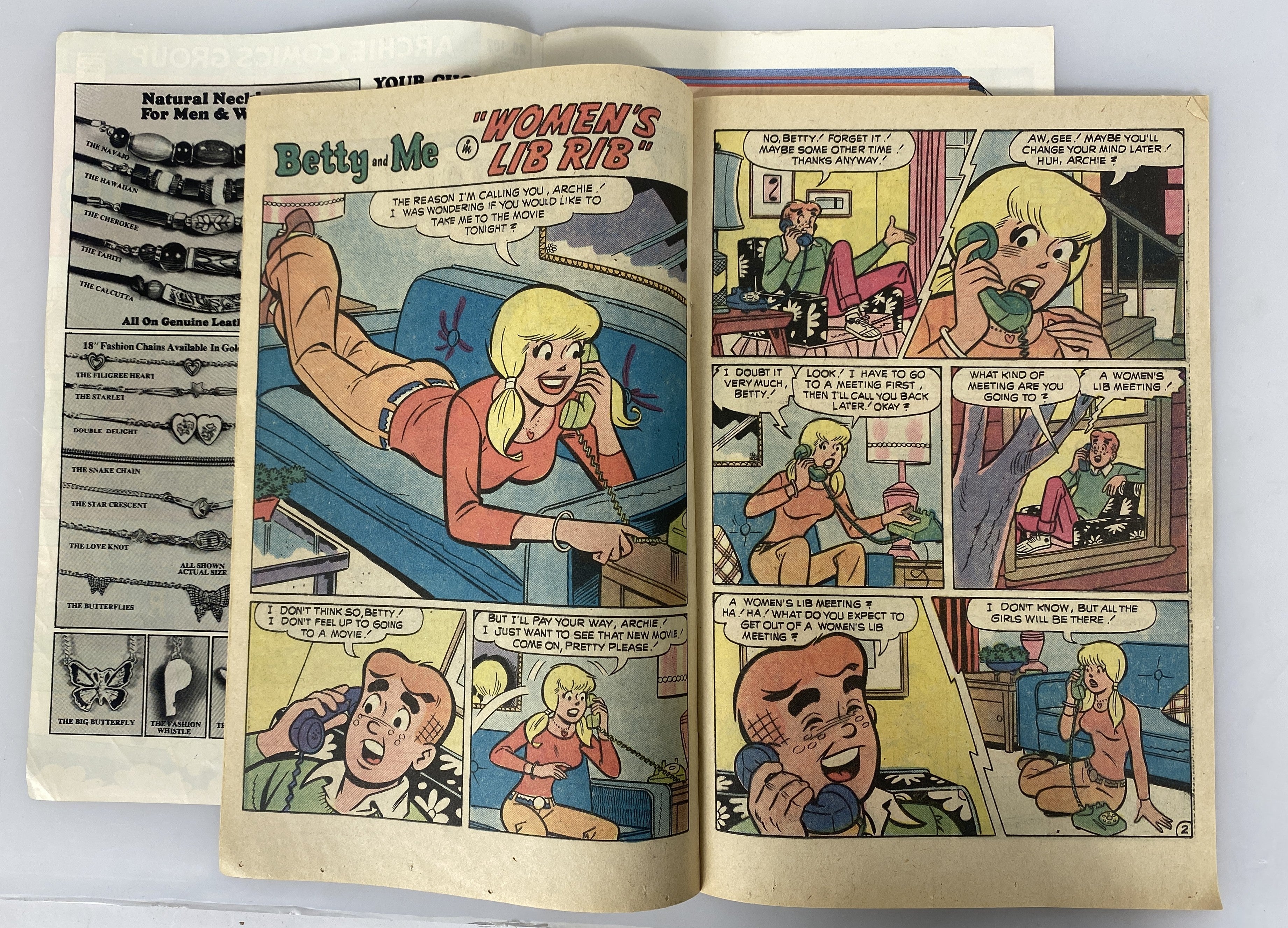 Archie Comic Betty and Me Lot of 3 1979