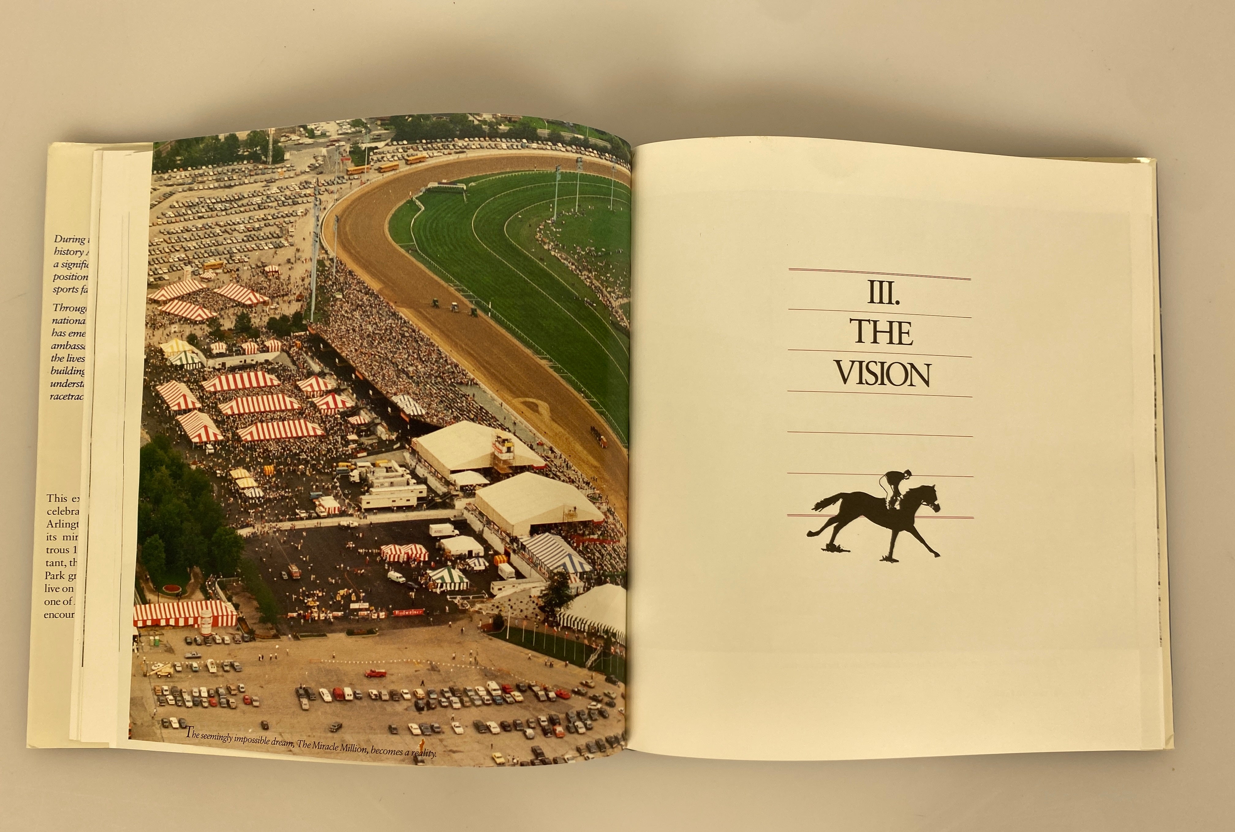 Arlington Park 1927-1986 by Neil Milbert 1986 First Edition HC DJ