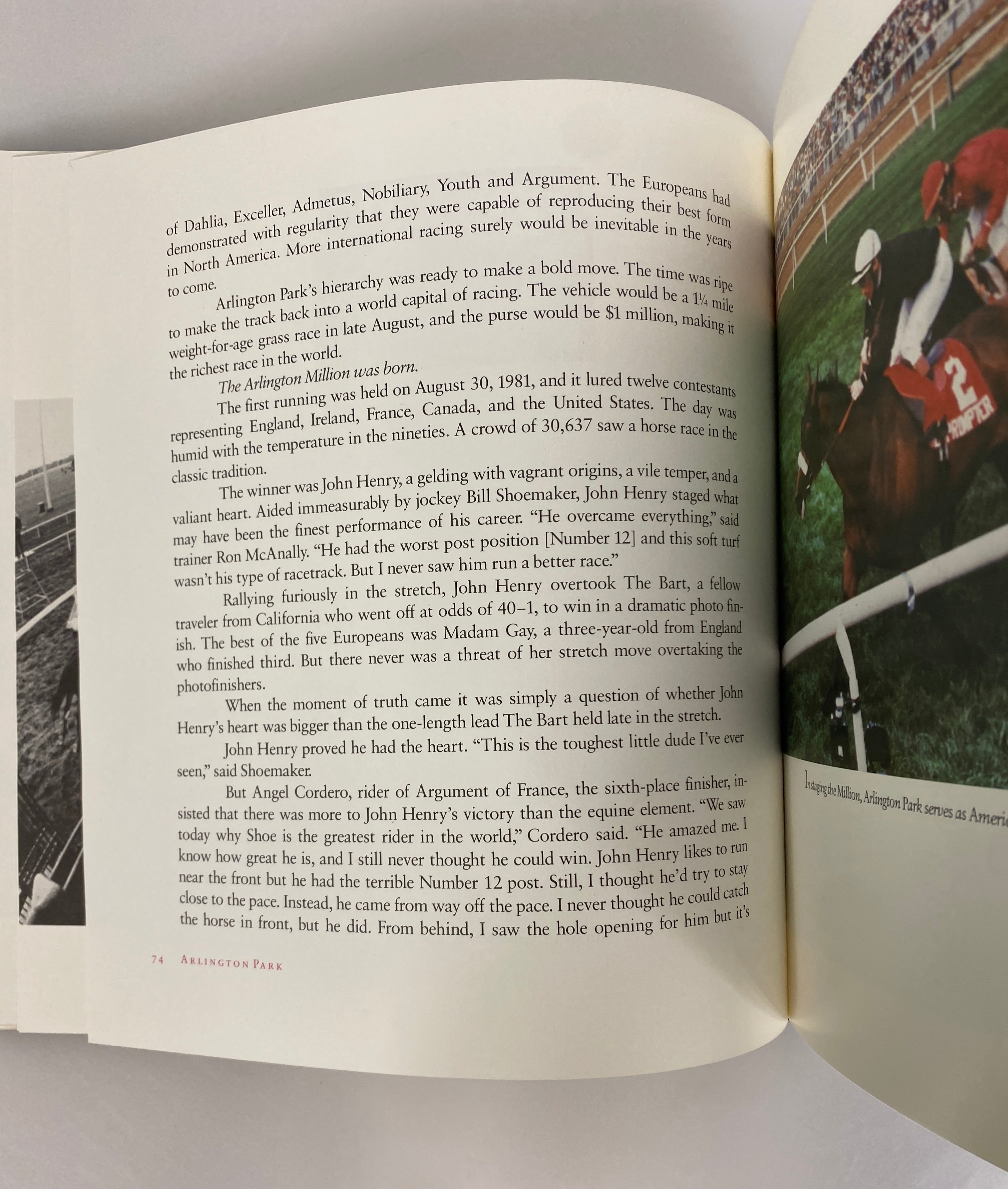 Arlington Park 1927-1986 by Neil Milbert 1986 First Edition HC DJ