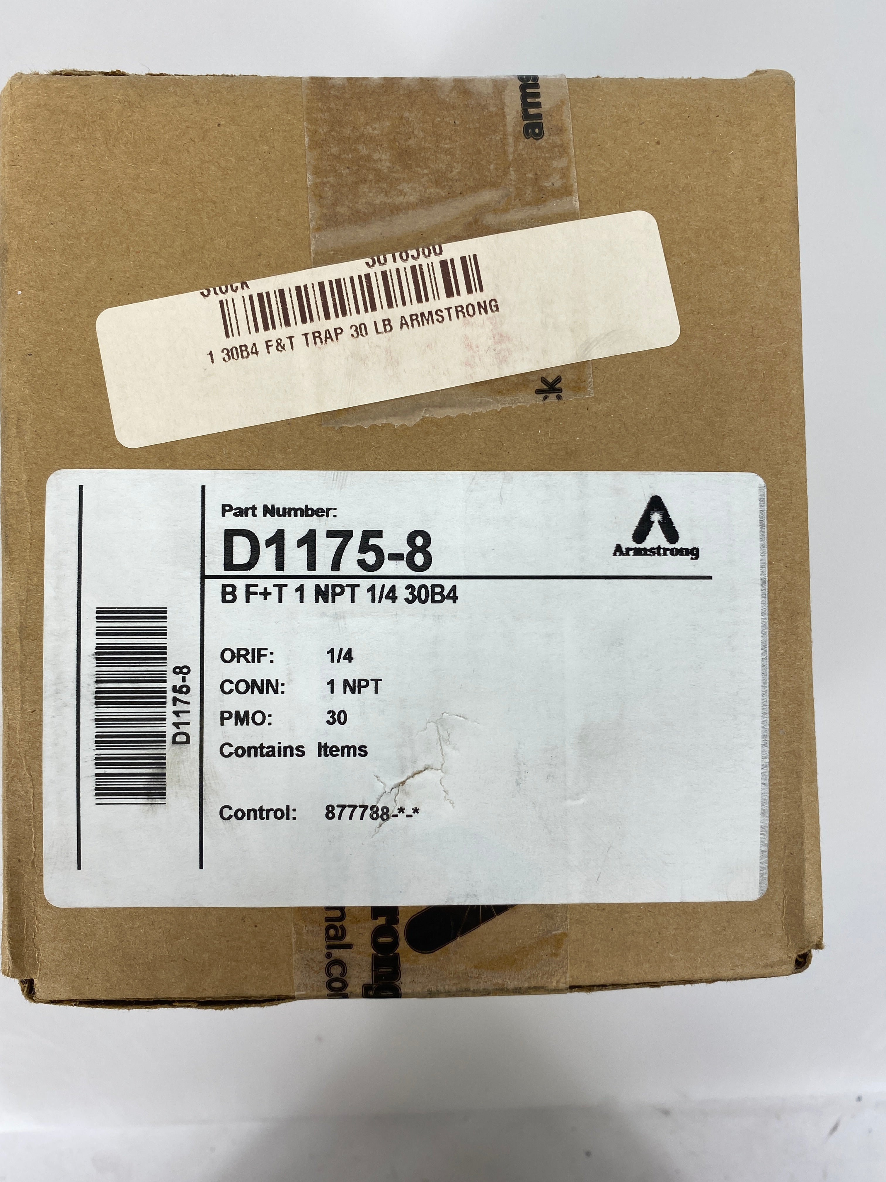 Armstrong D1175-8 Steam Trap 1 Inch 30B4 30 PSIG