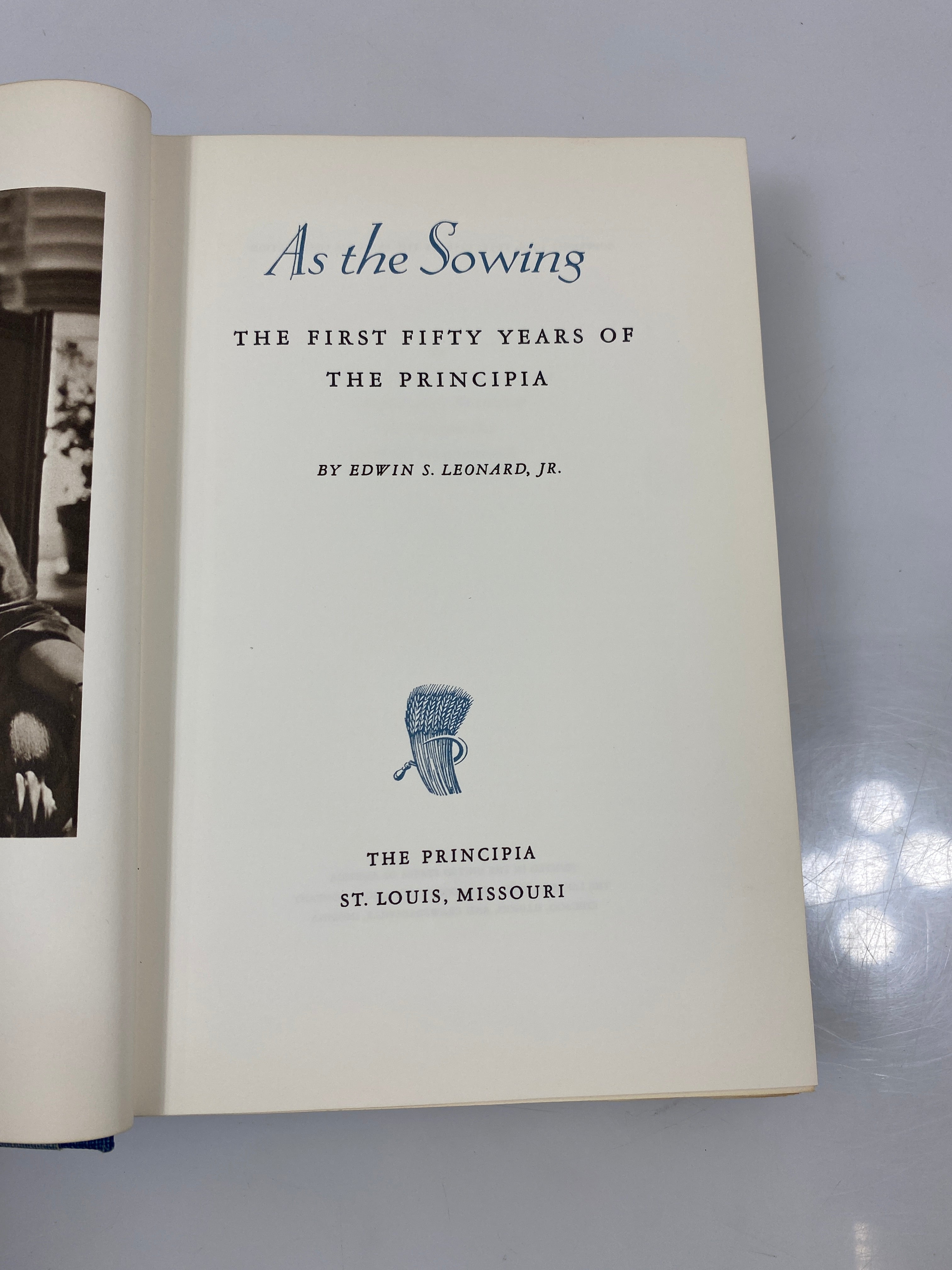 As the Sowing by Leonard Jr. 1958 HC