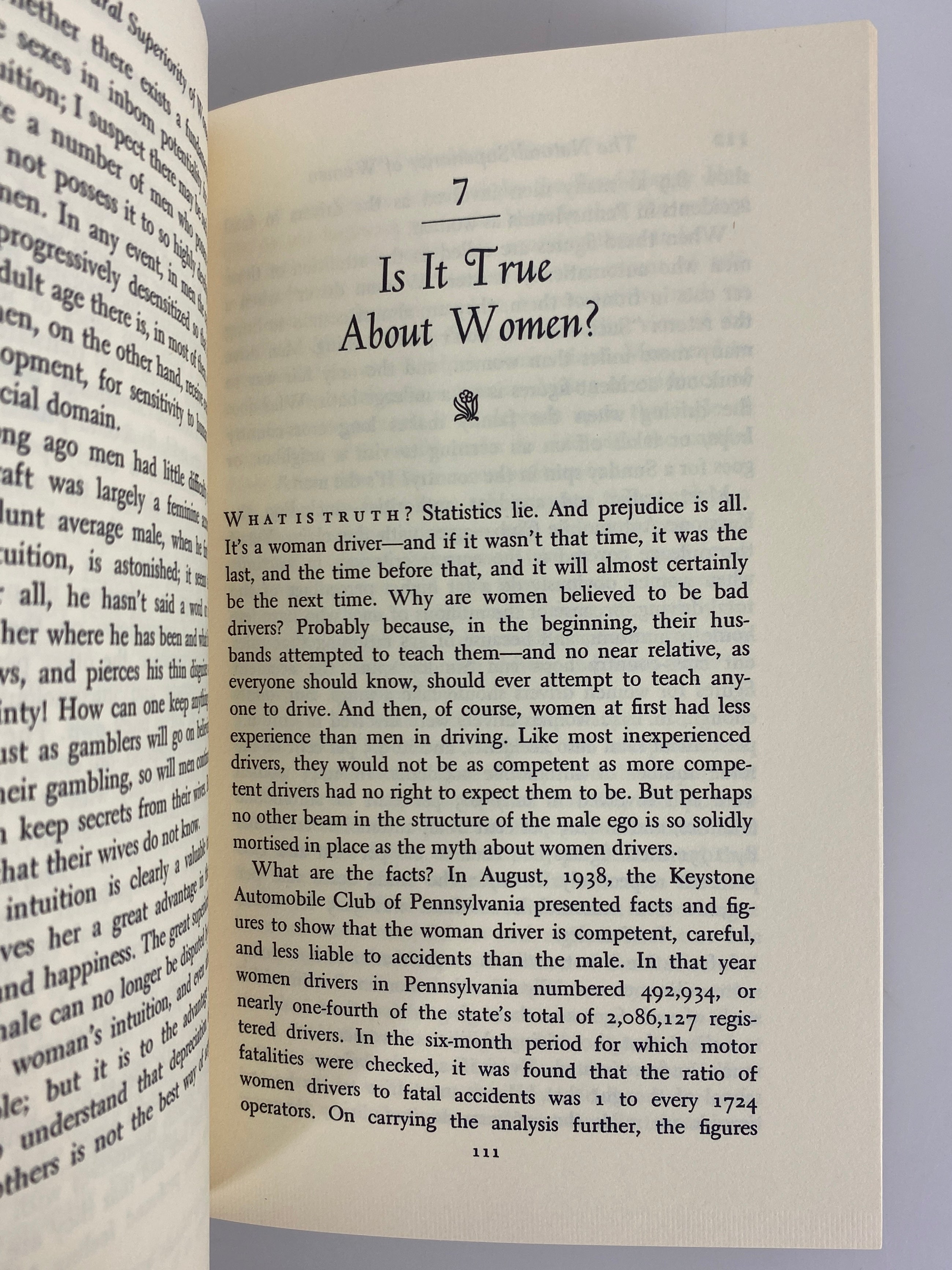 Ashley Montagu The Natural Superiority of Women 1970 Revised Ed SC