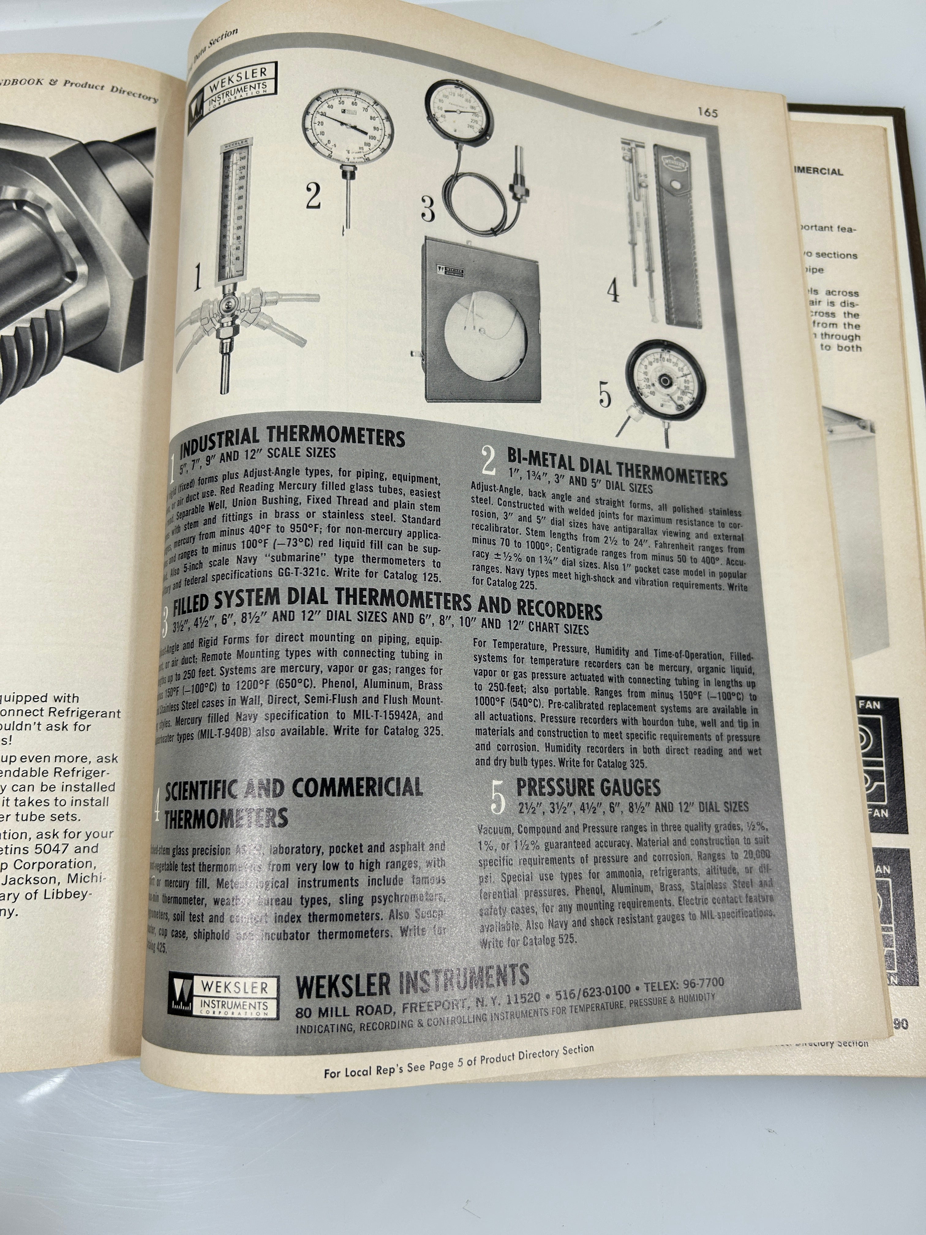 ASHRAE Handbook & Product Directory 1975 Equipment HVAC Vintage HC