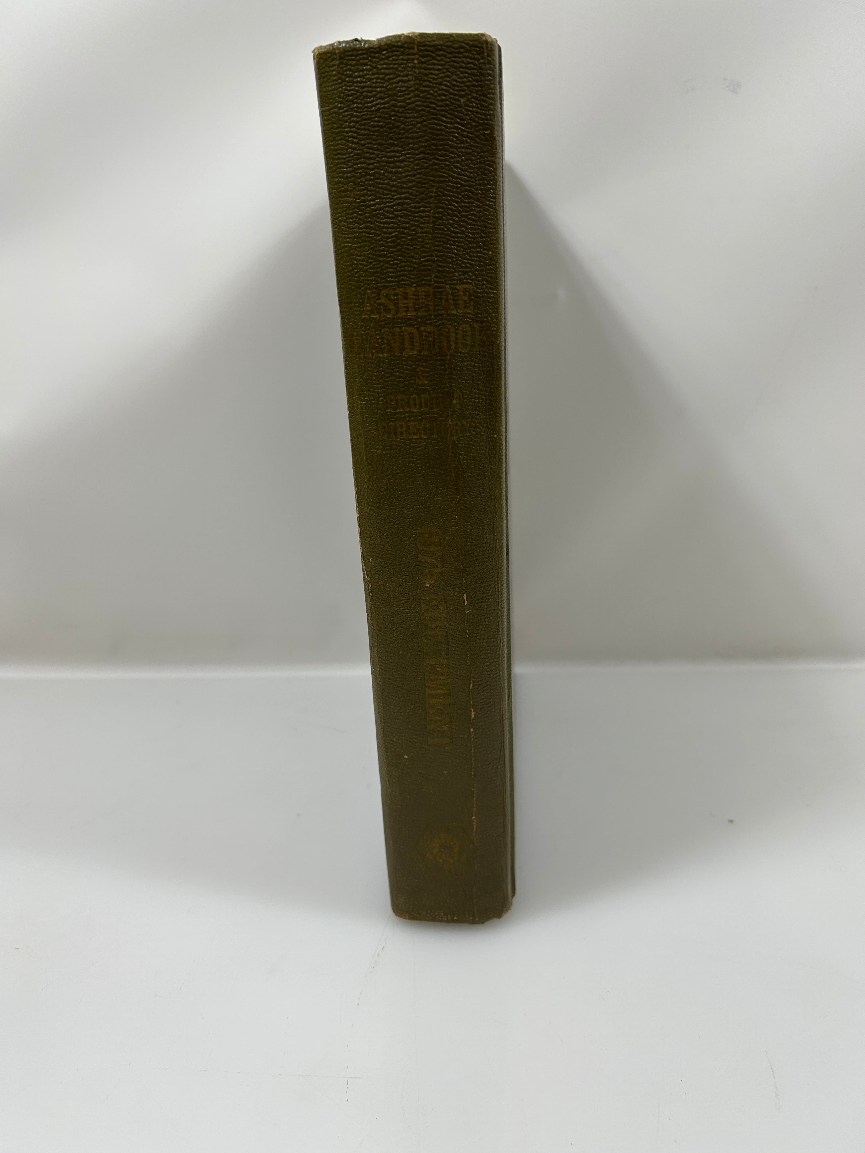 ASHRAE Handbook & Product Directory 1975 Equipment HVAC Vintage HC