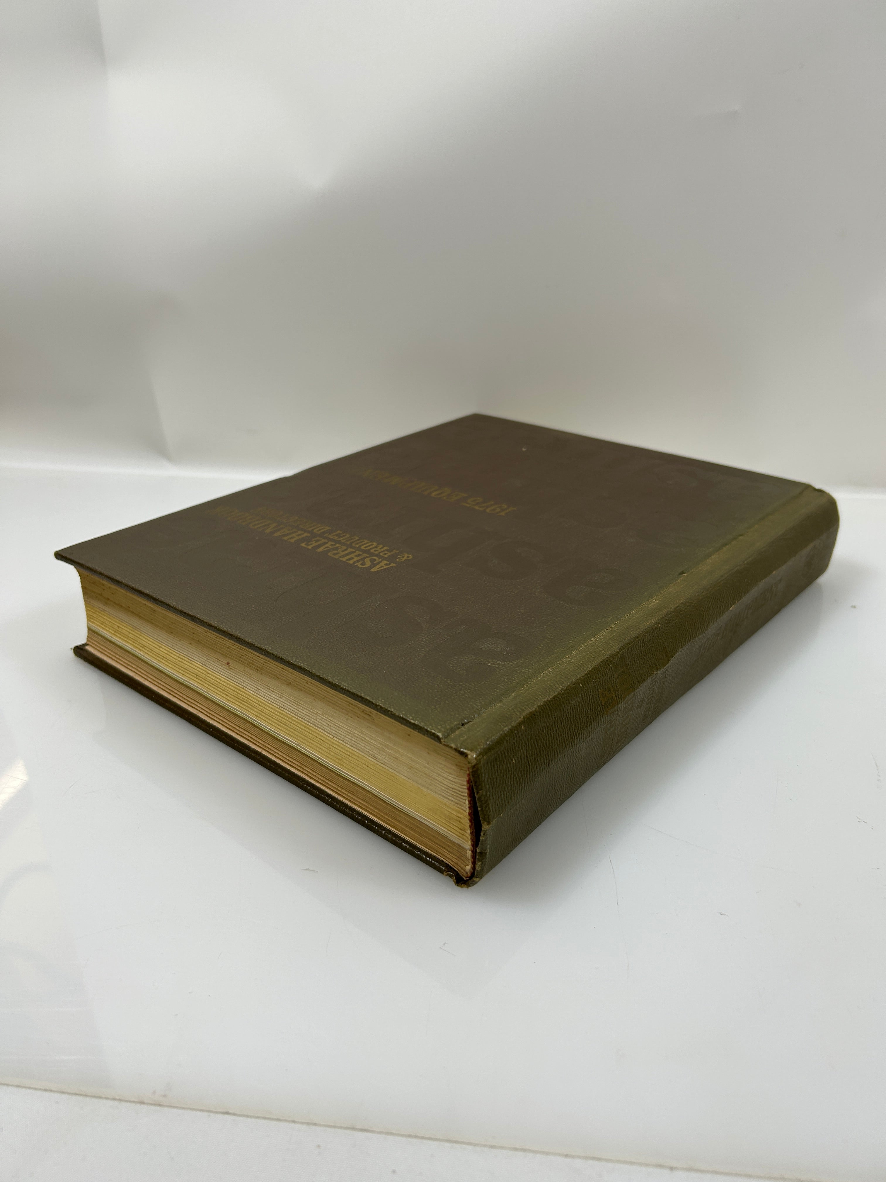 ASHRAE Handbook & Product Directory 1975 Equipment HVAC Vintage HC