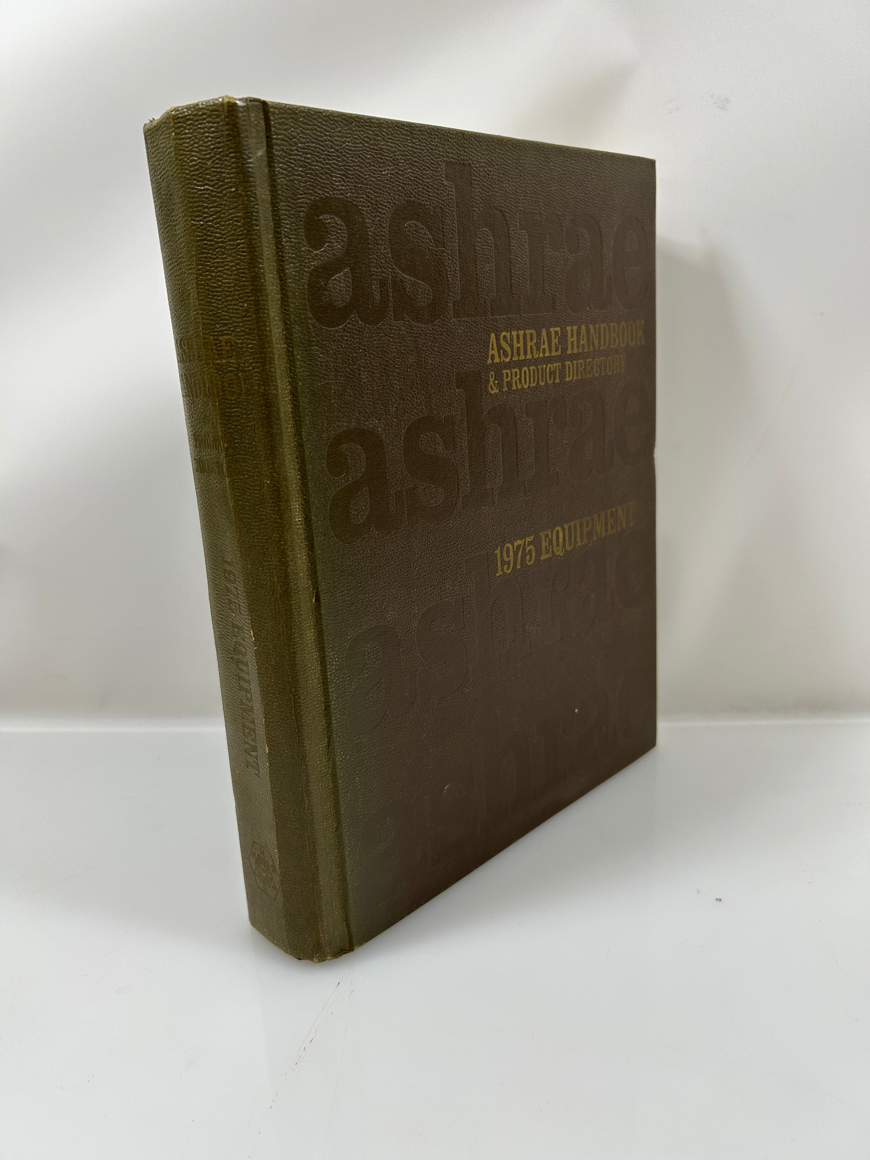 ASHRAE Handbook & Product Directory 1975 Equipment HVAC Vintage HC