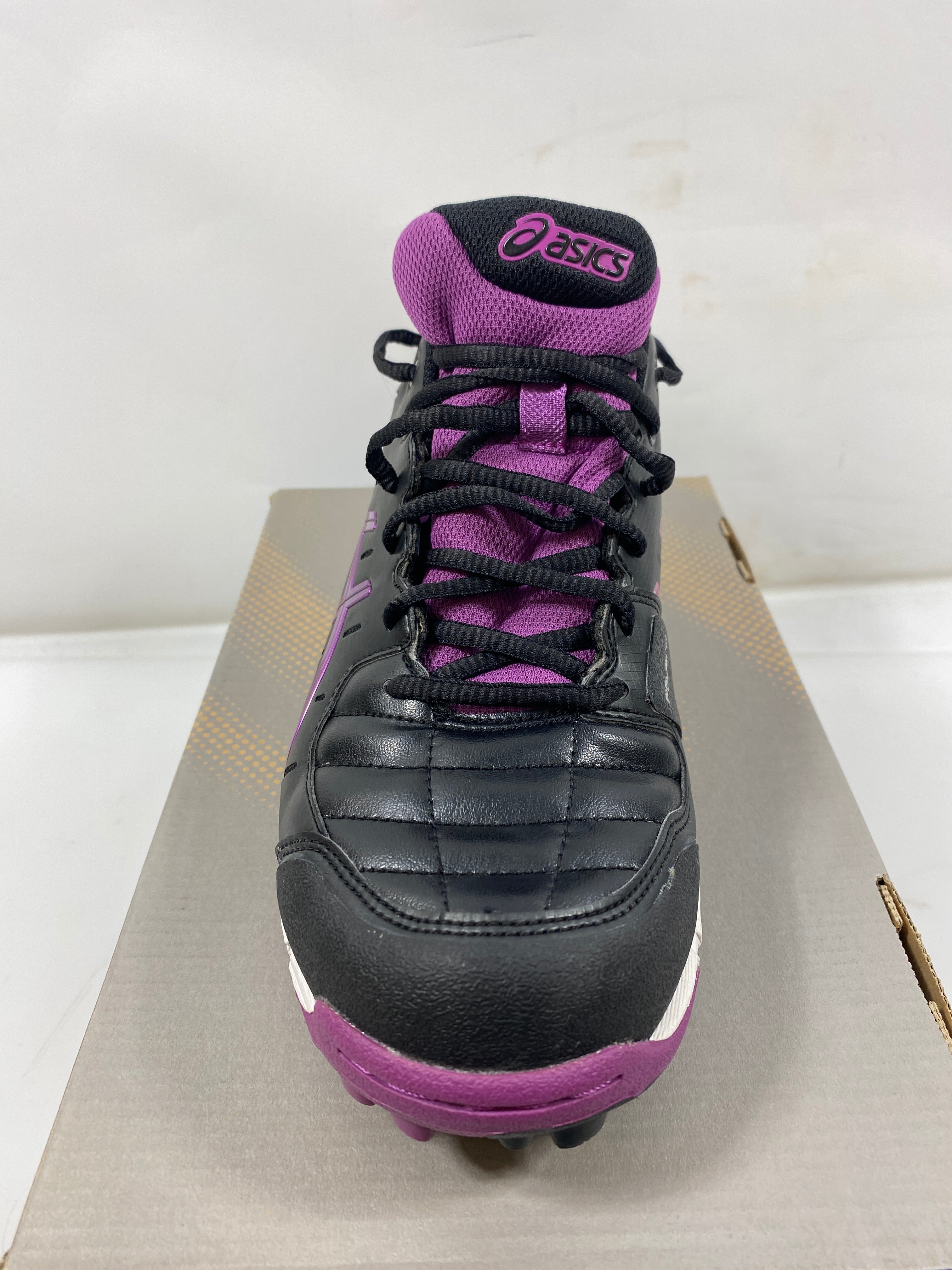 ASICS Black and Violet Gel-hockey Neo 3 Field Hockey Shoes Women's Size 10 *New*