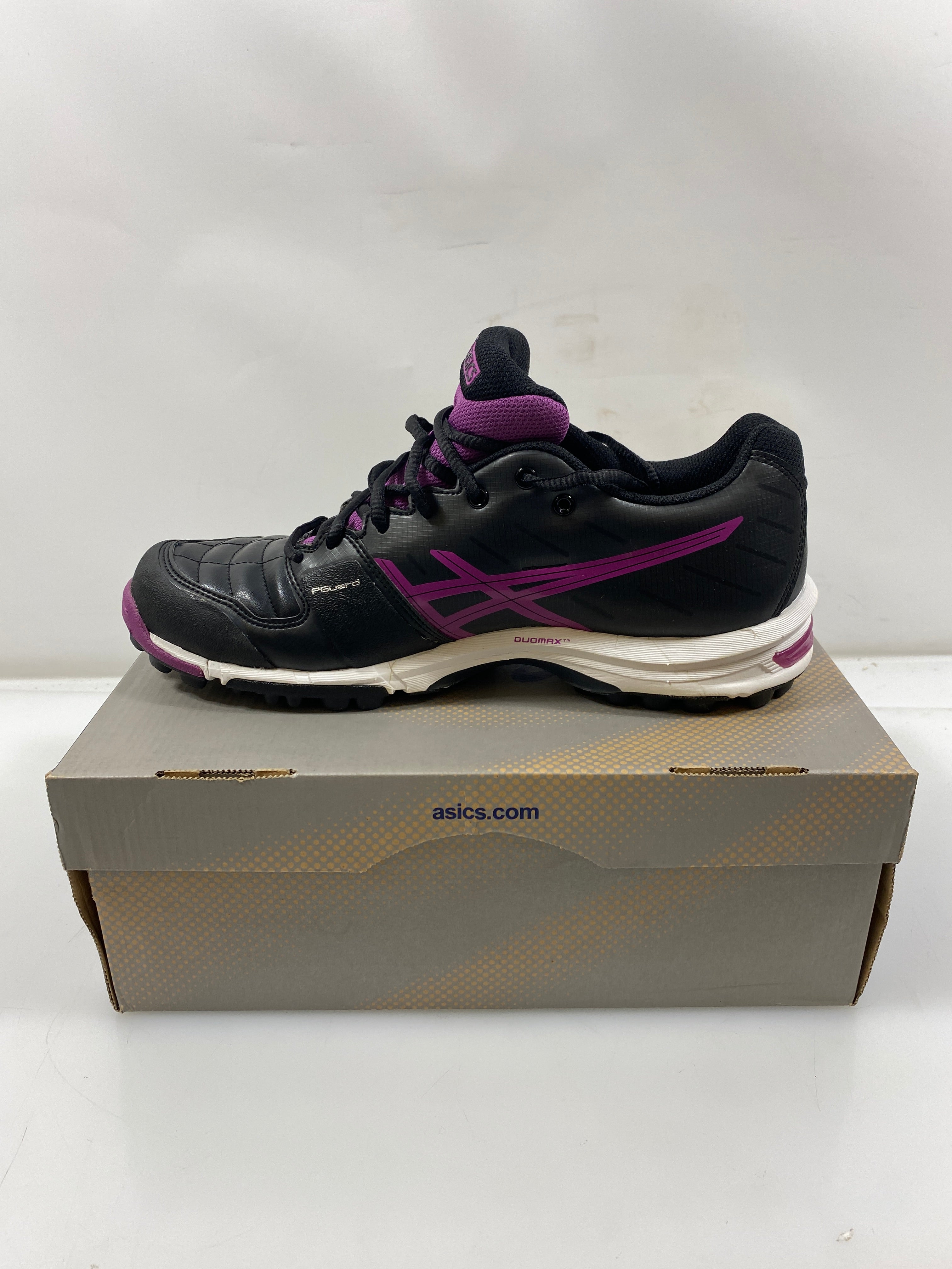 ASICS Black and Violet Gel-hockey Neo 3 Field Hockey Shoes Women's Size 10 *New*