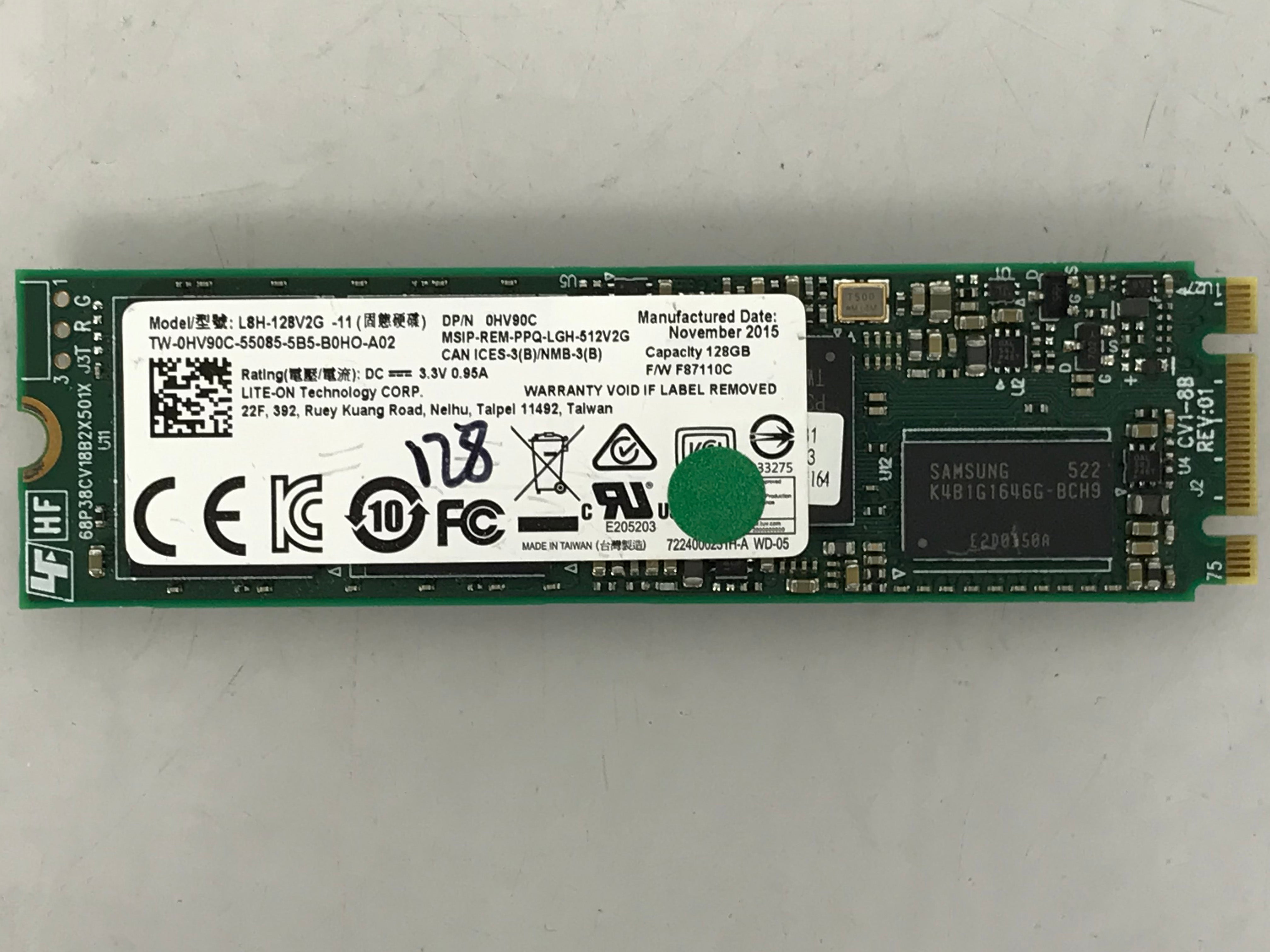 128GB M.2 80mm SSD