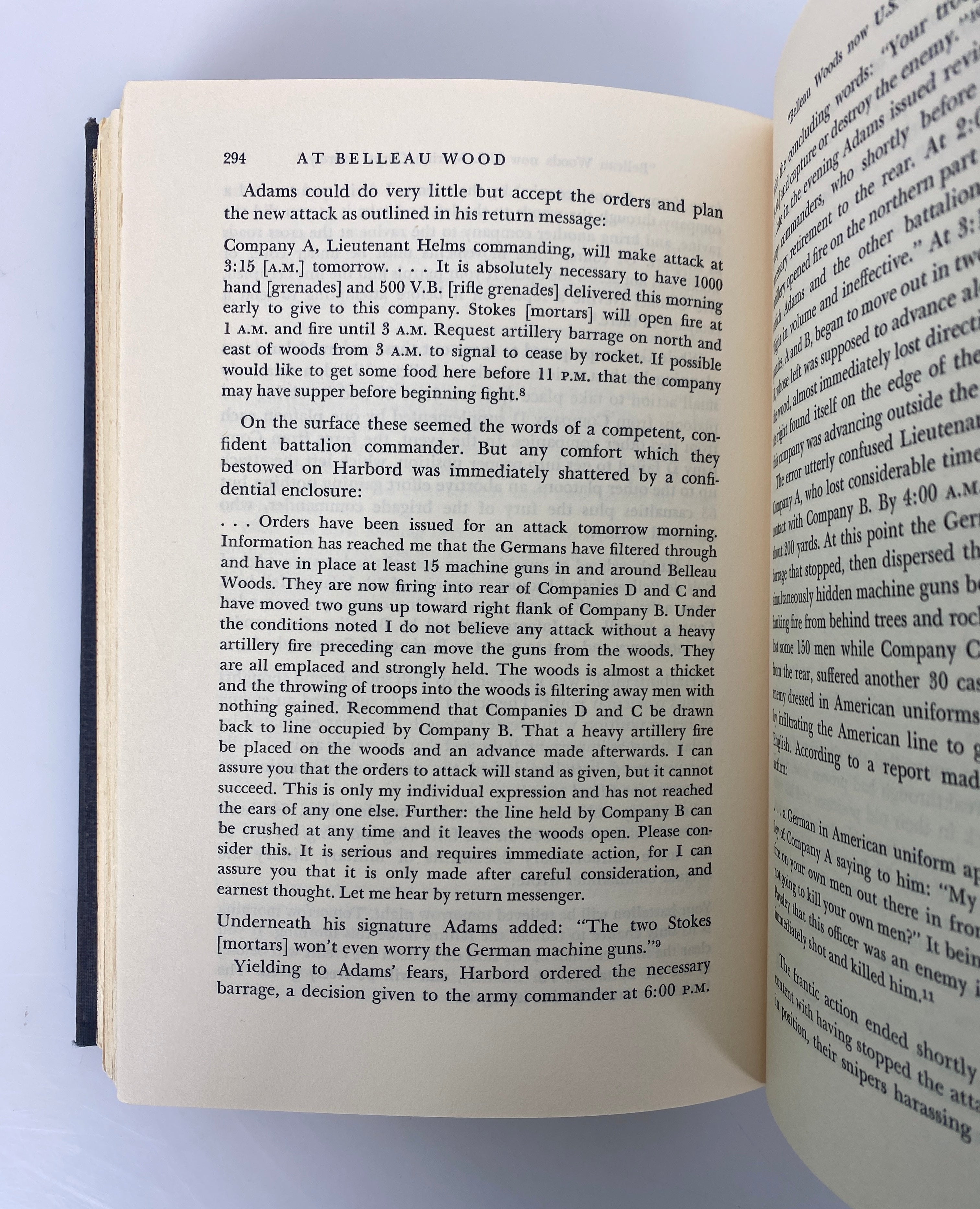 At Belleau Wood by Robert Asprey 1965 Ex-Library HC