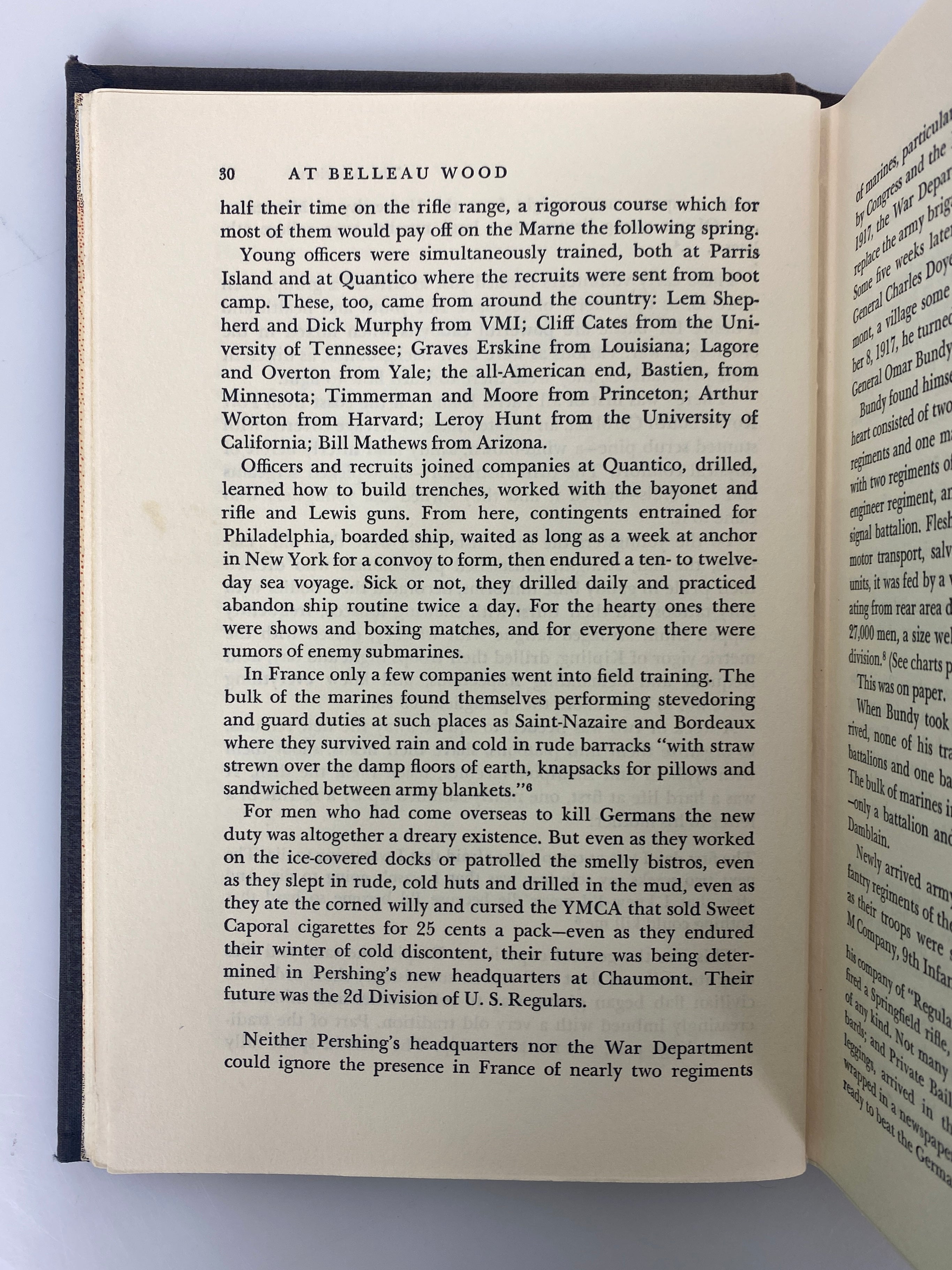 At Belleau Wood by Robert Asprey 1965 Ex-Library HC