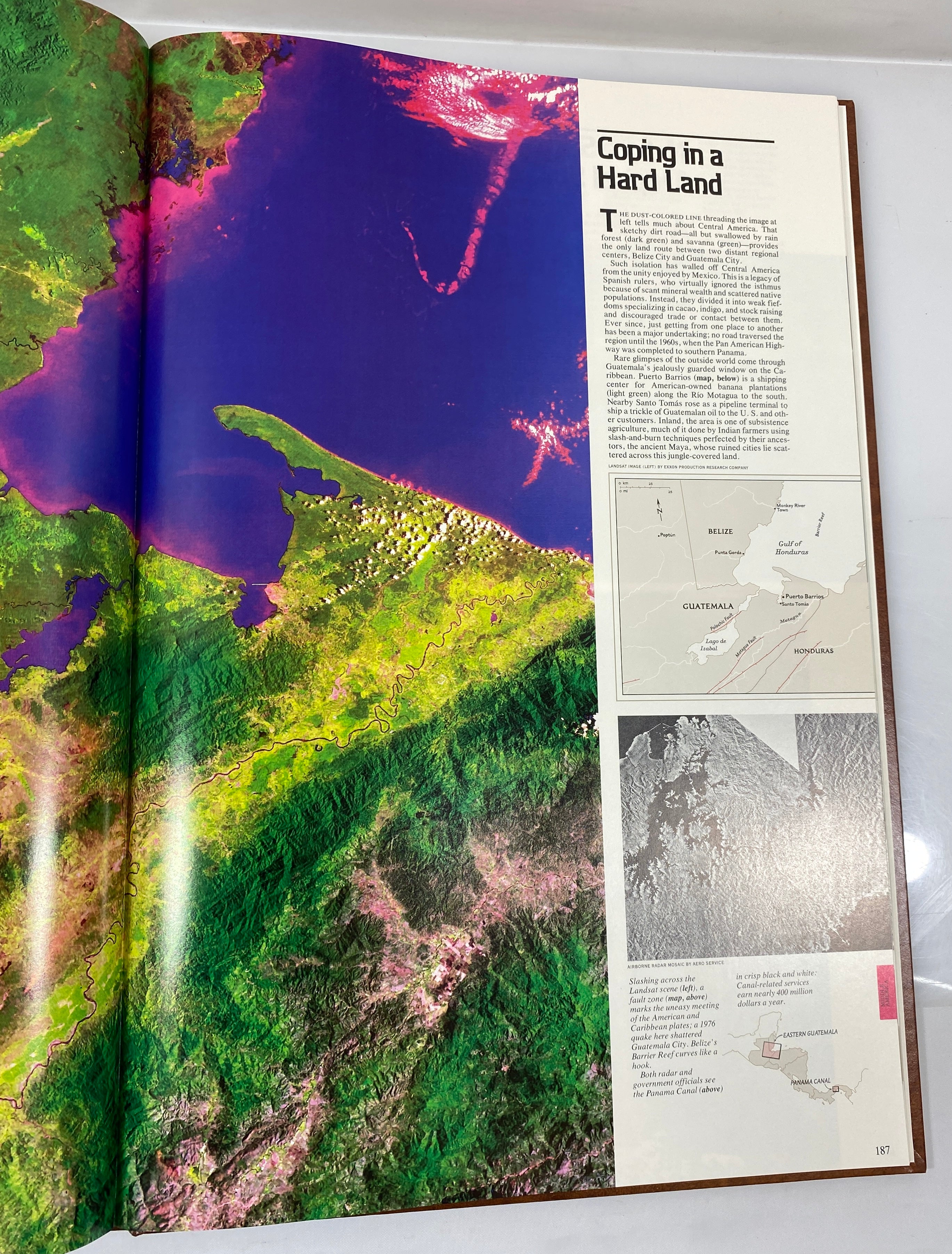 Atlas of North America Space Age Portrait of a Continent Nat Geo '85 HC Slipcase