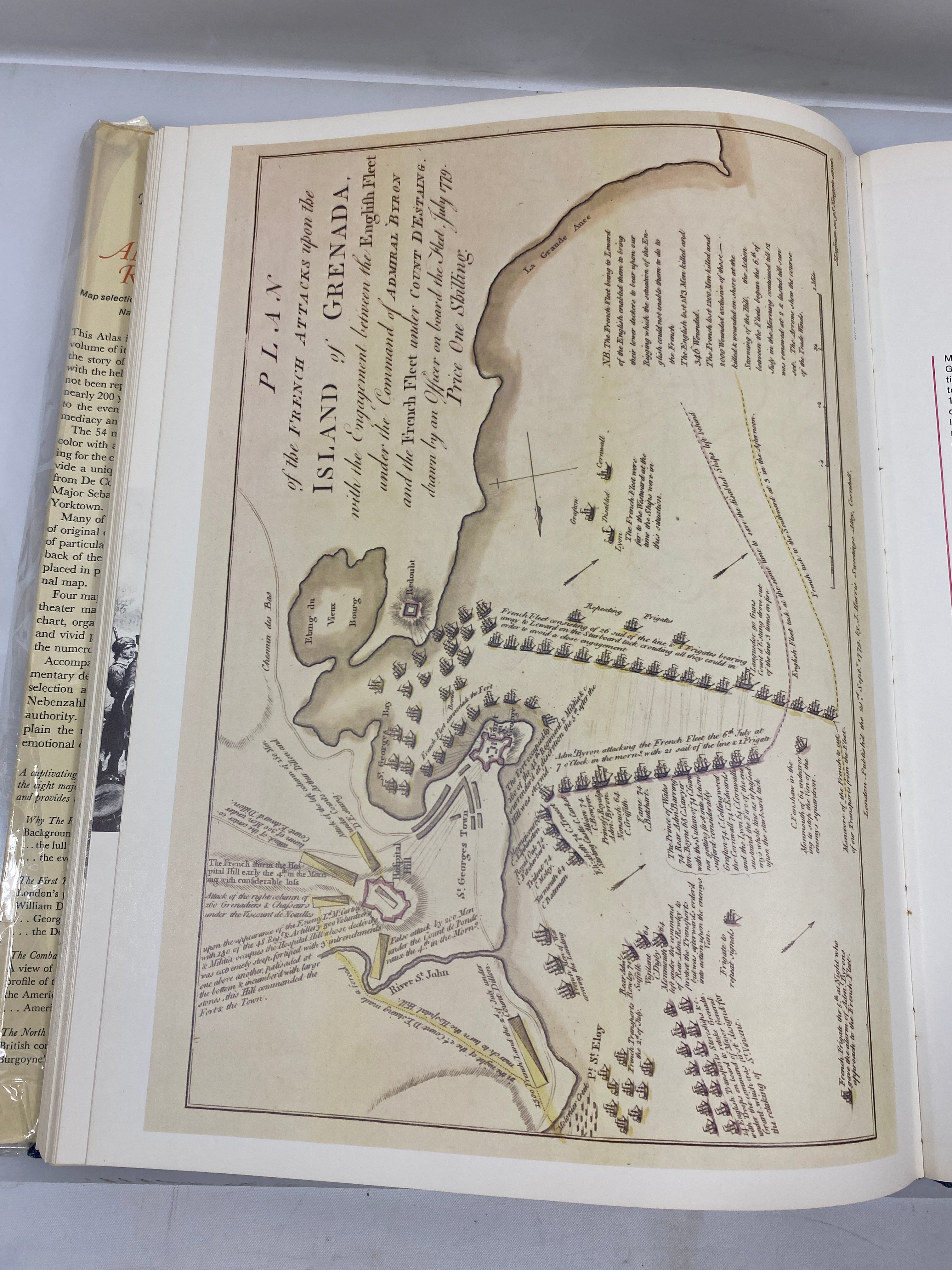 Atlas of the America Revolution by Nebenzahl 1975 HCDJ