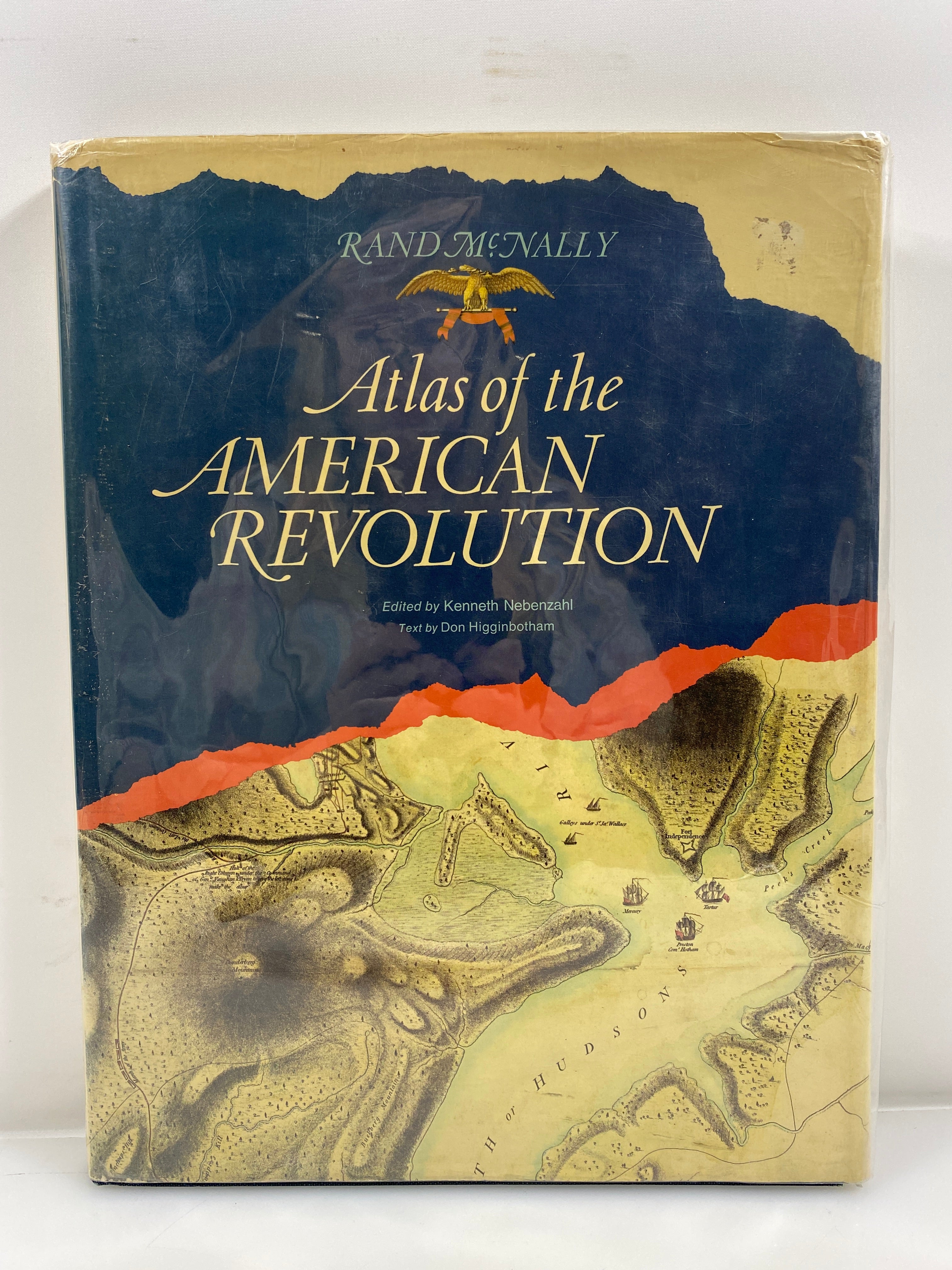 Atlas of the America Revolution by Nebenzahl 1975 HCDJ