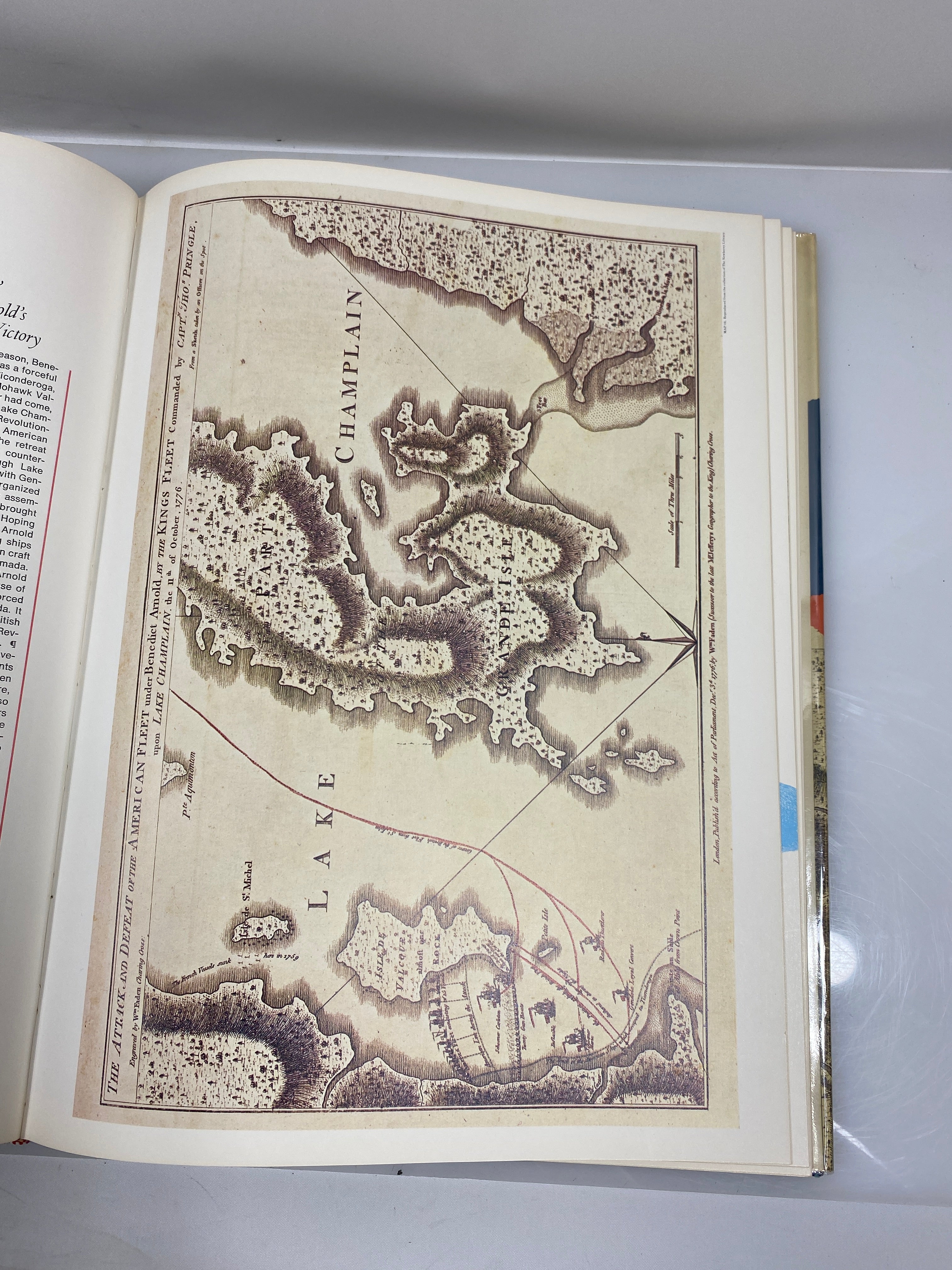 Atlas of the America Revolution by Nebenzahl 1975 HCDJ
