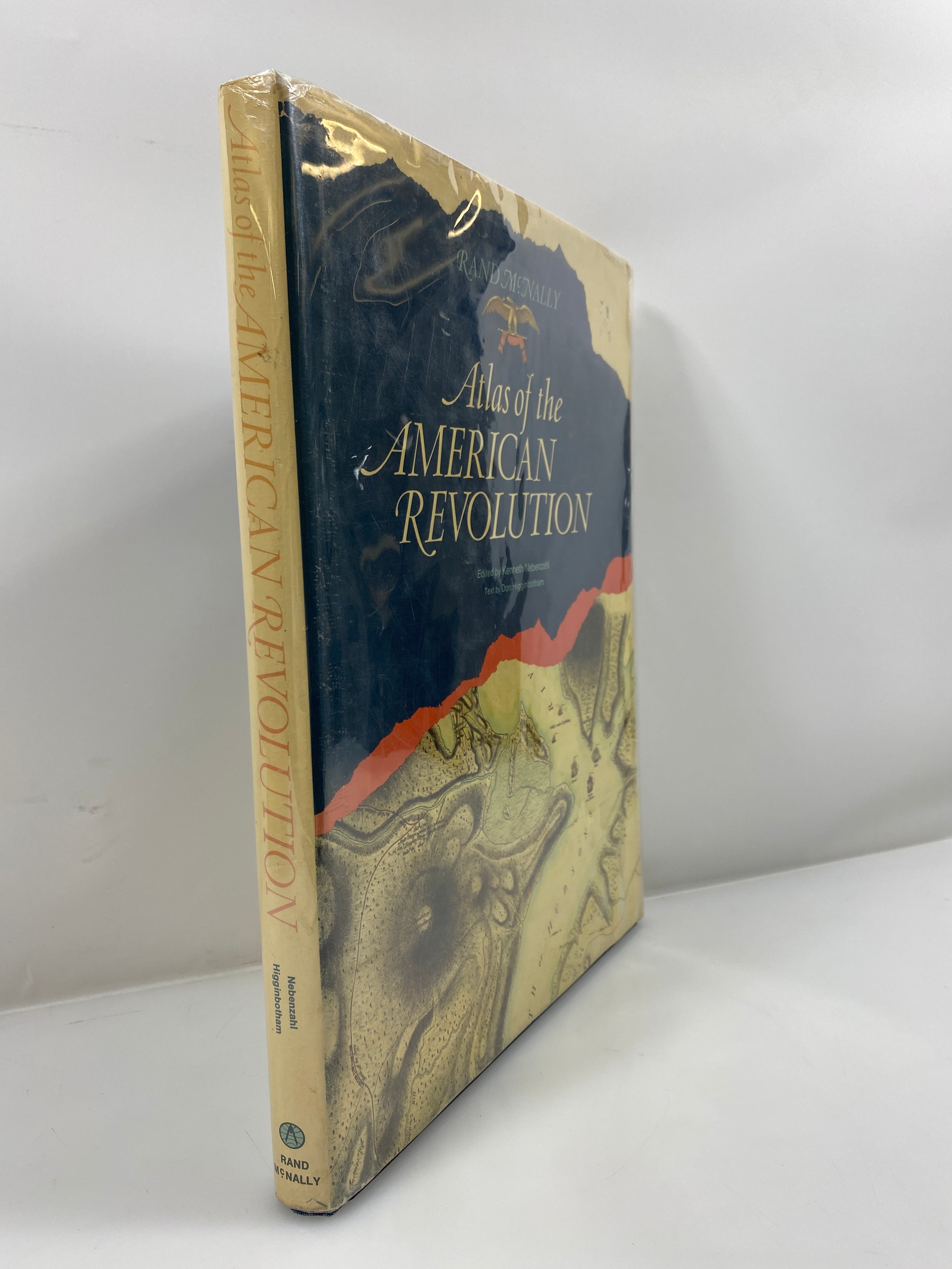 Atlas of the America Revolution by Nebenzahl 1975 HCDJ