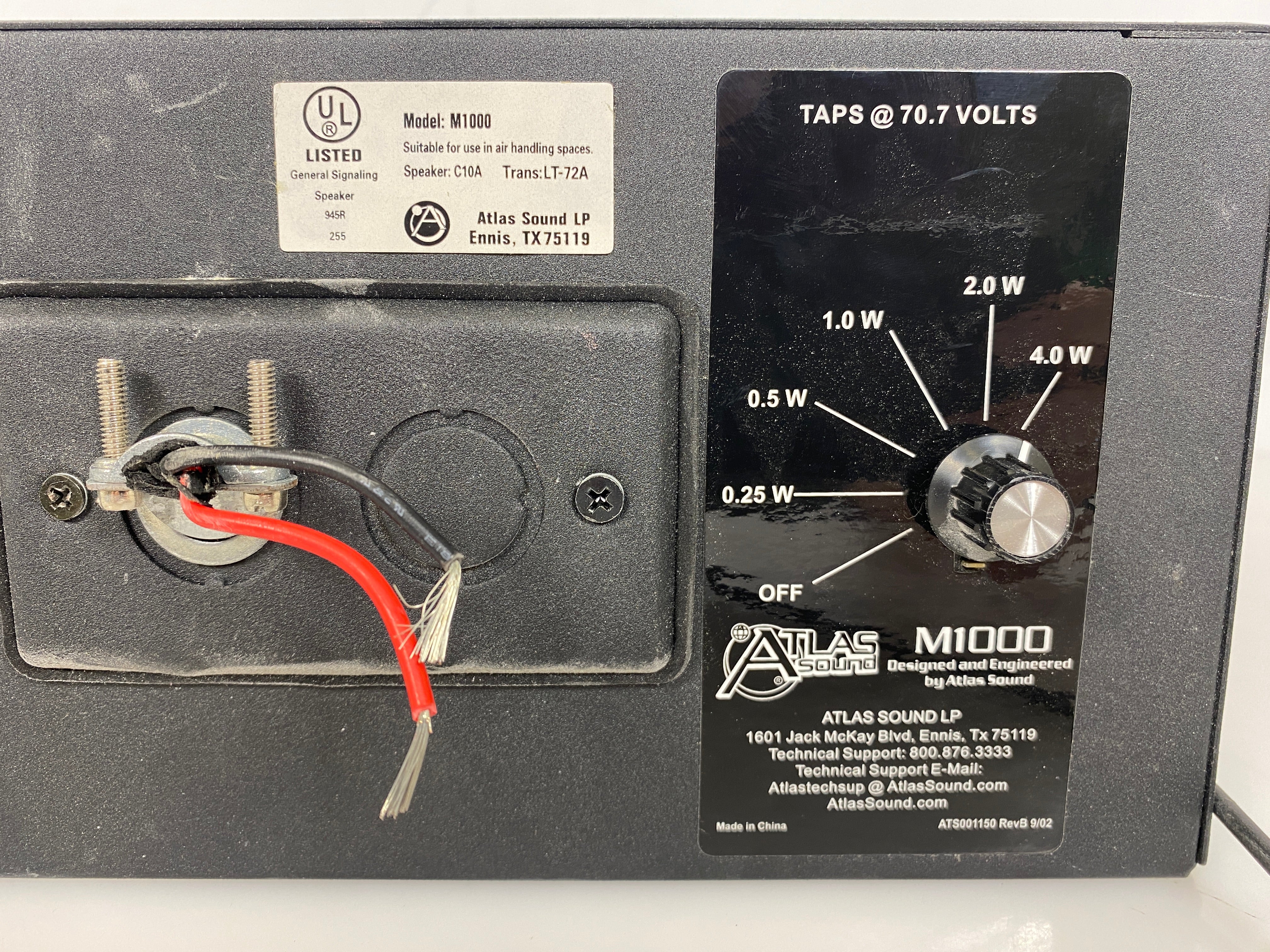 Atlas Sound M1000 8" Sound Masking Speaker