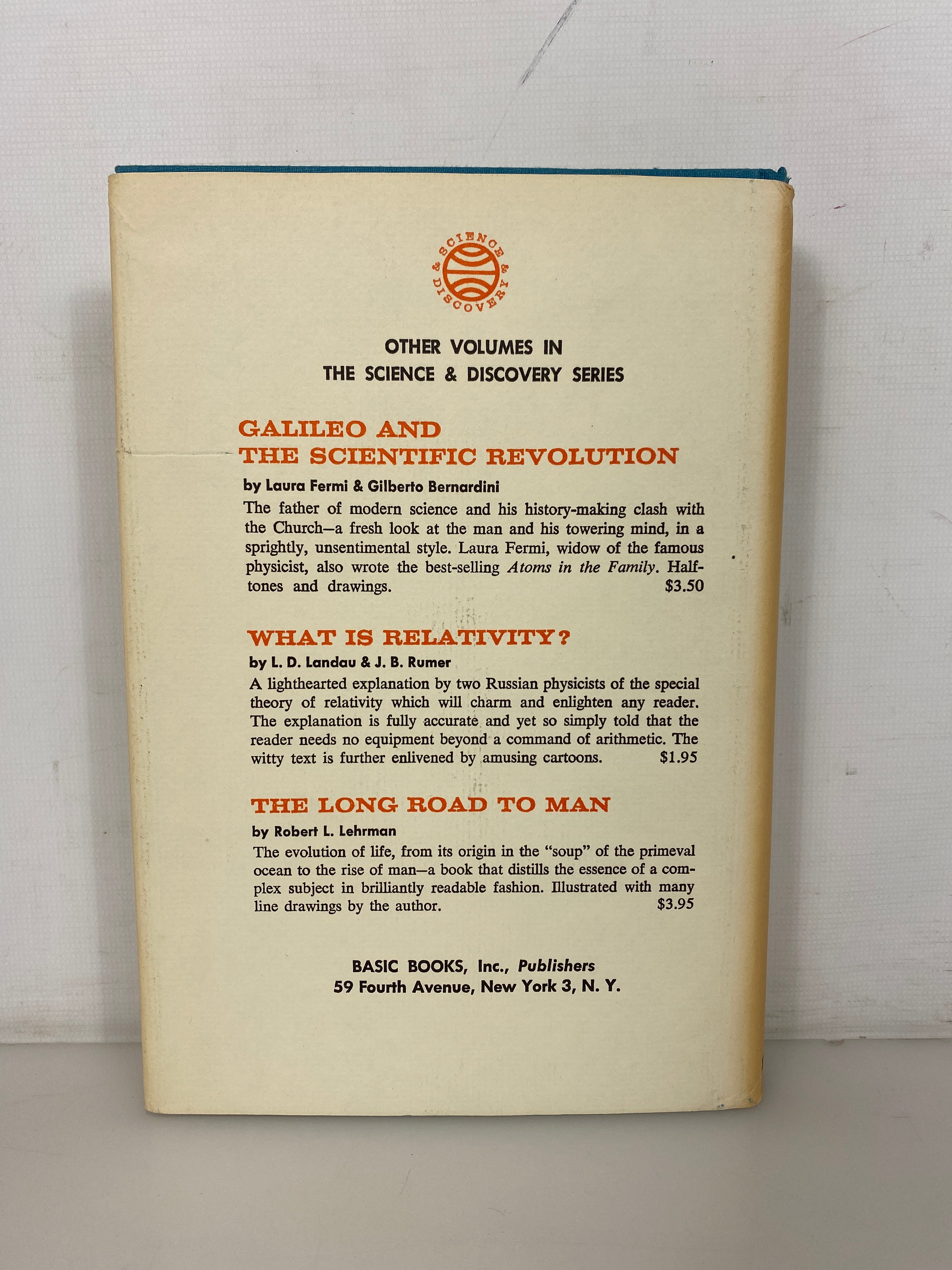 Atomic Physics Today by Otto Frisch 1961 Second Printing HC DJ