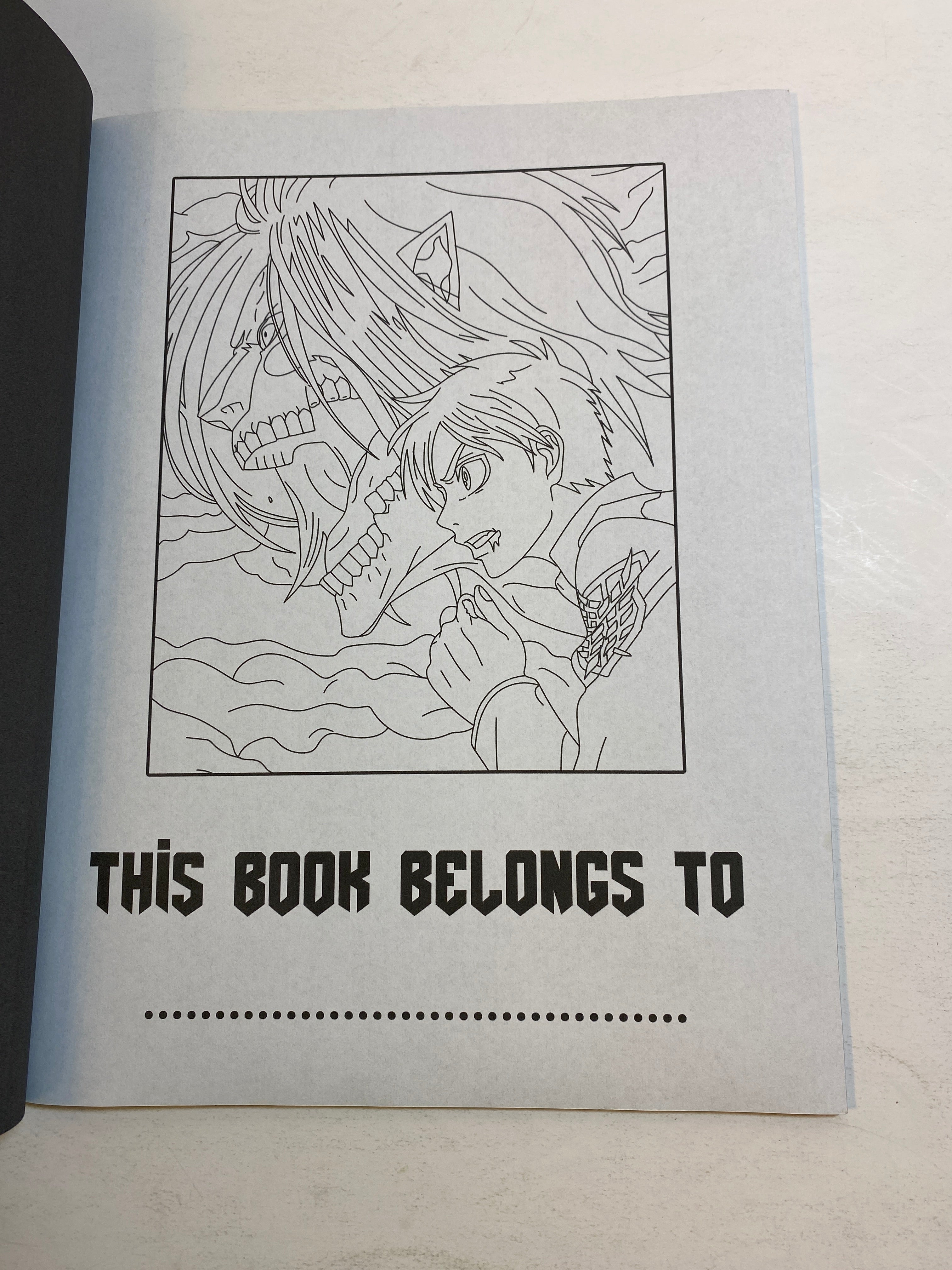 Attack on Titan Coloring Book
