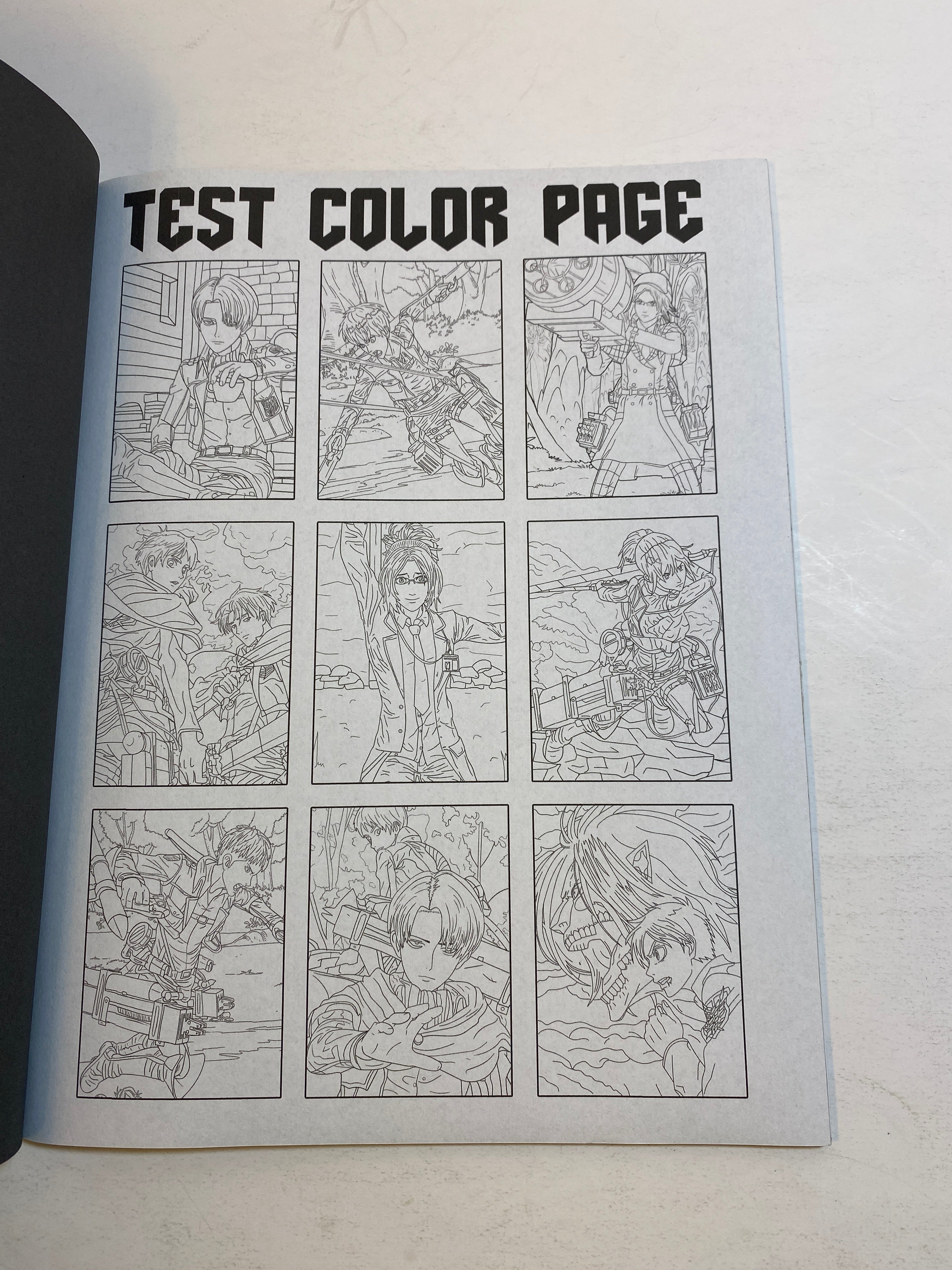 Attack on Titan Coloring Book