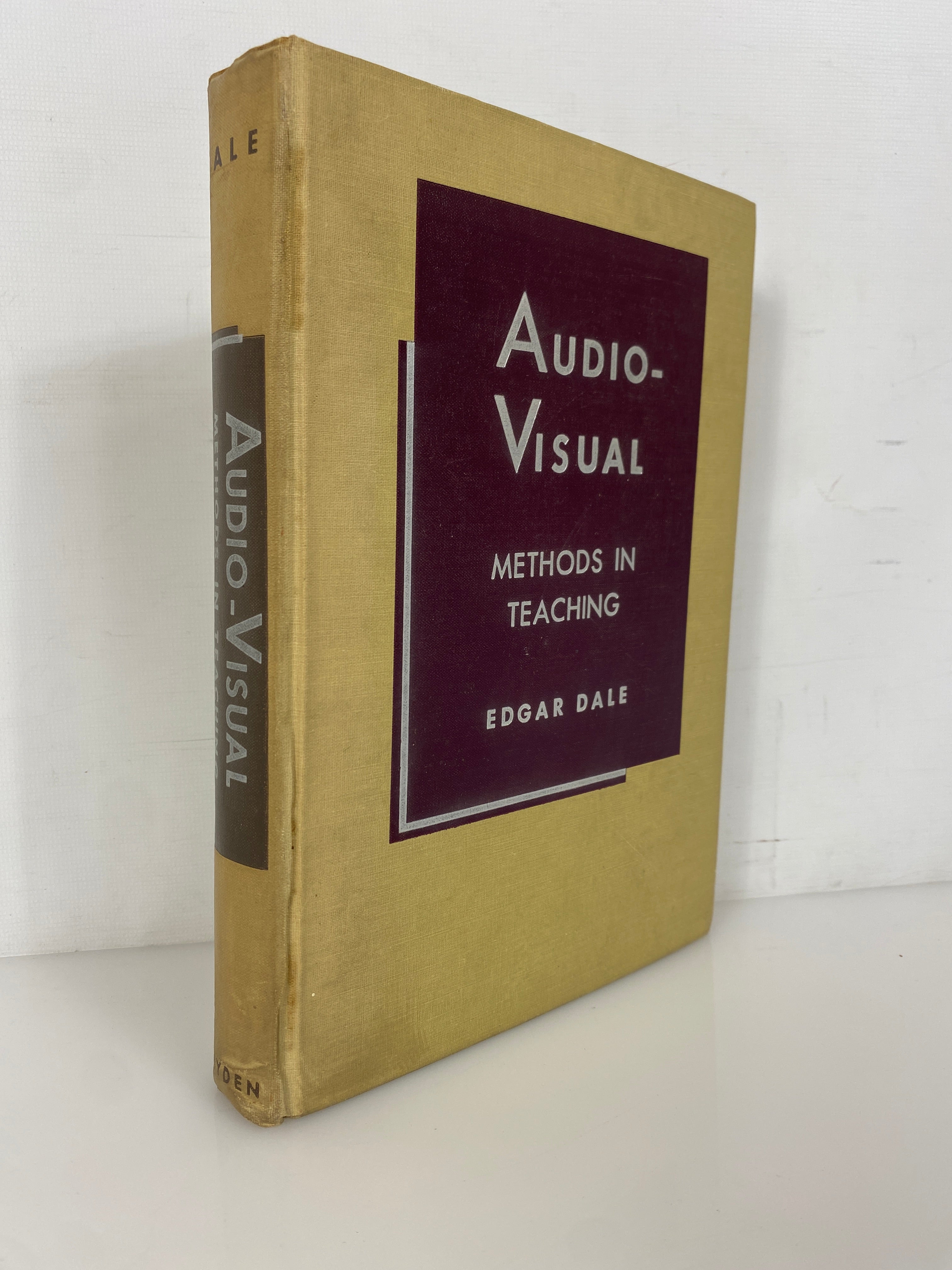 Audio-Visual Methods in Teaching by Edgar Dale 1947 3rd Print HC