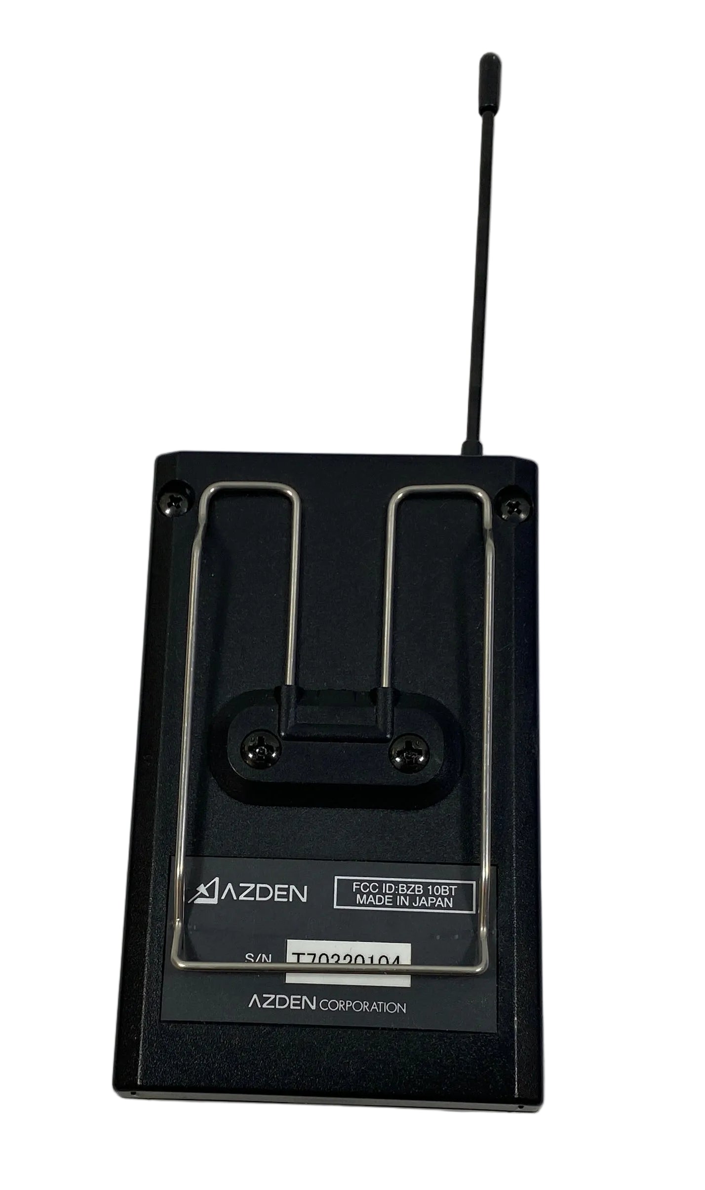 Azden 10BT UHF Transmitter *Untested*