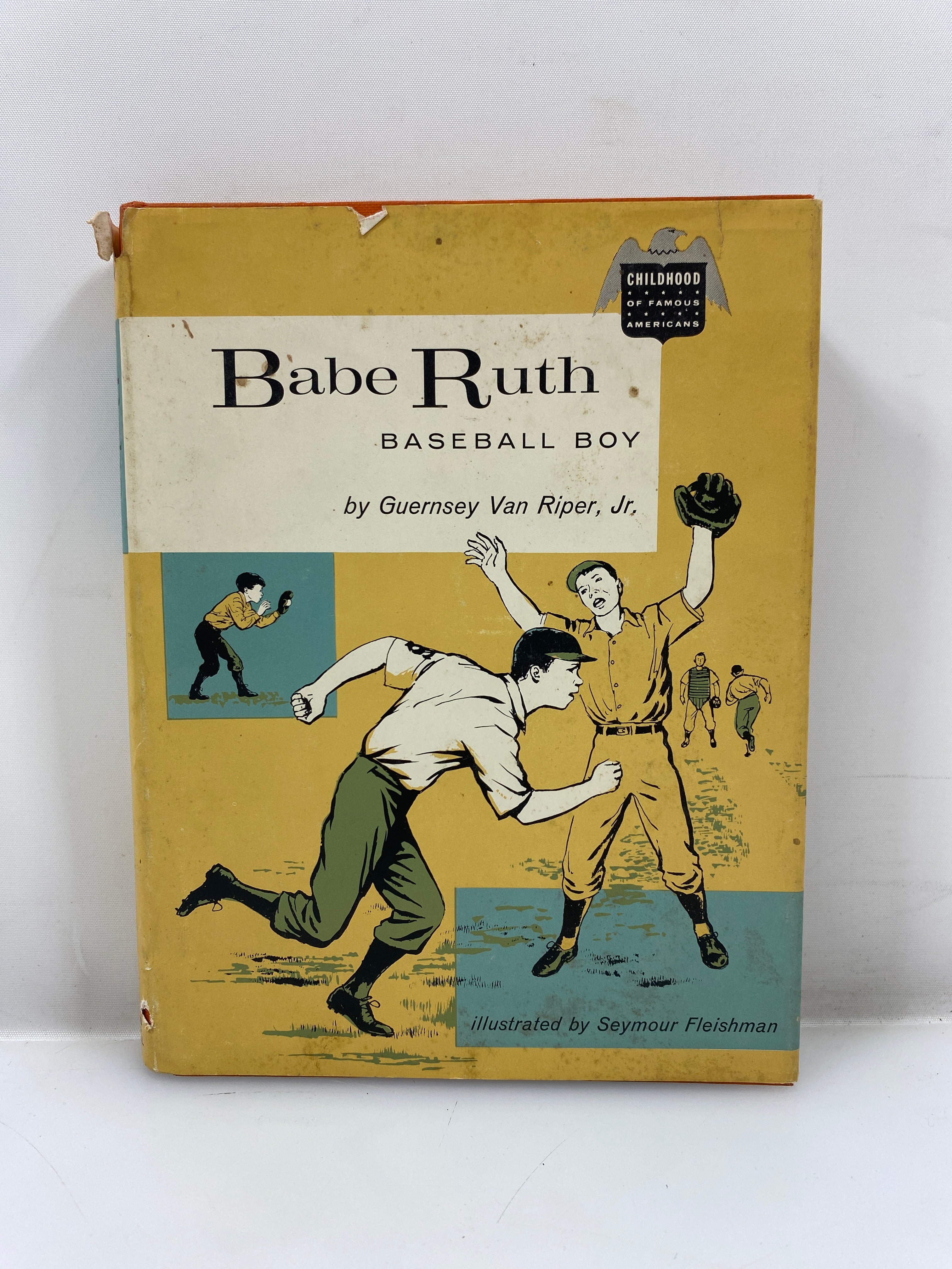 Babe Ruth Baseball Boy by Van Riper 1959 HCDJ