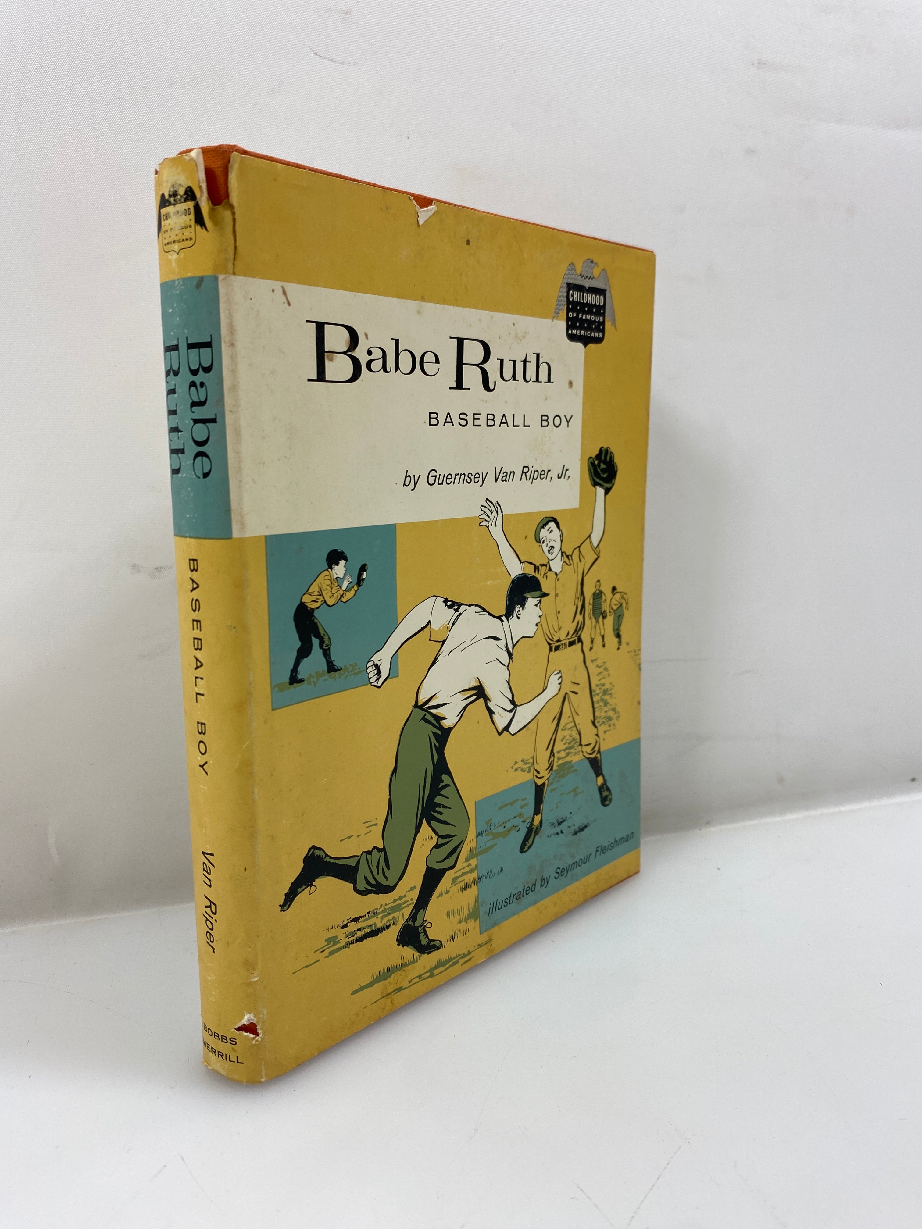 Babe Ruth Baseball Boy by Van Riper 1959 HCDJ