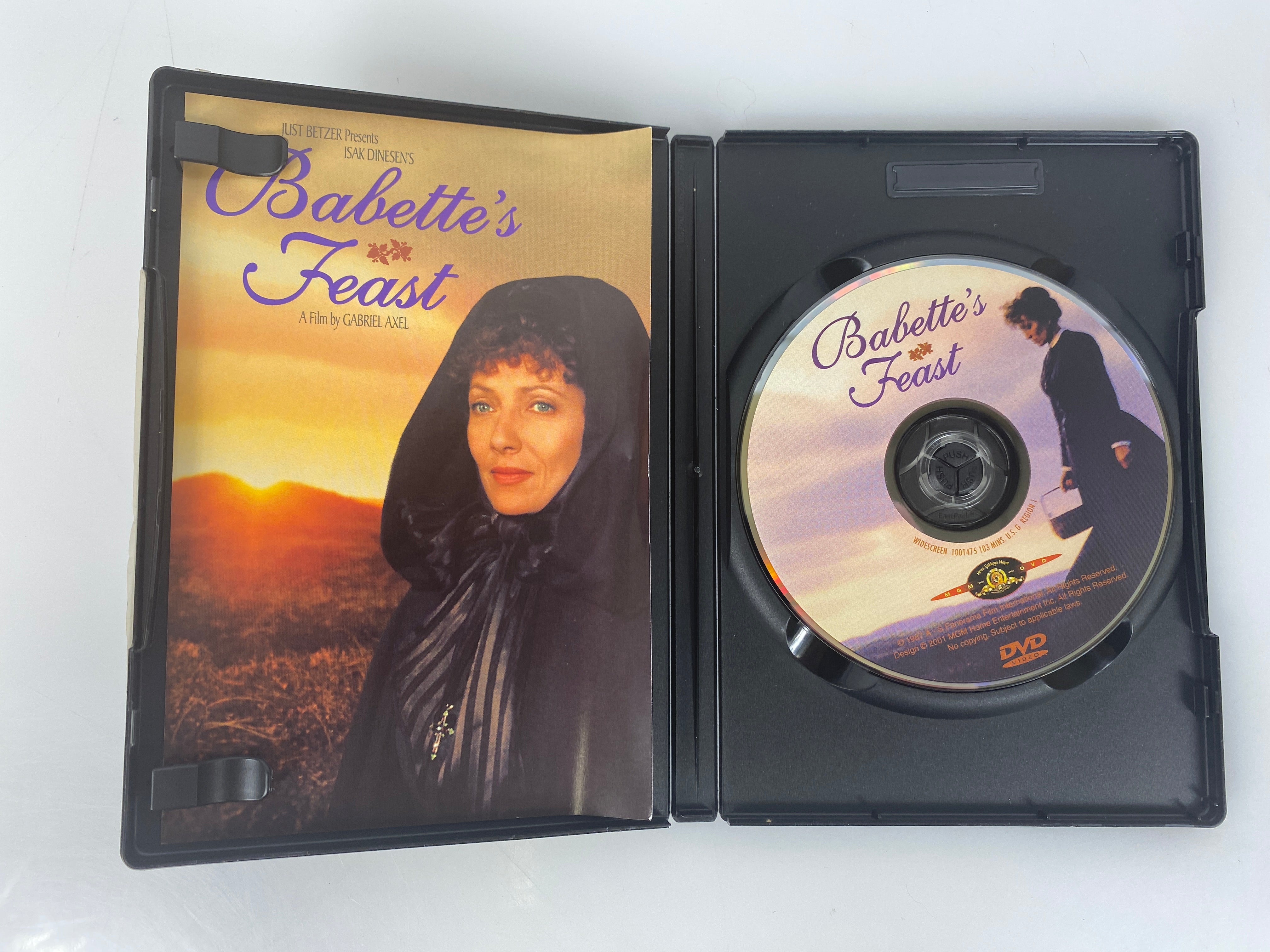 Babette's Feast MGM World Film DVD 1989
