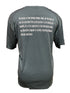 Badger Sports Gray Michigan State Title IX Quote Short Sleeve T-Shirt Men's Size L