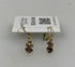 Baked Beads Pink Crystal Diamond Cluster Earrings