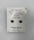 Baked Beads Silver Red Stud Earrings