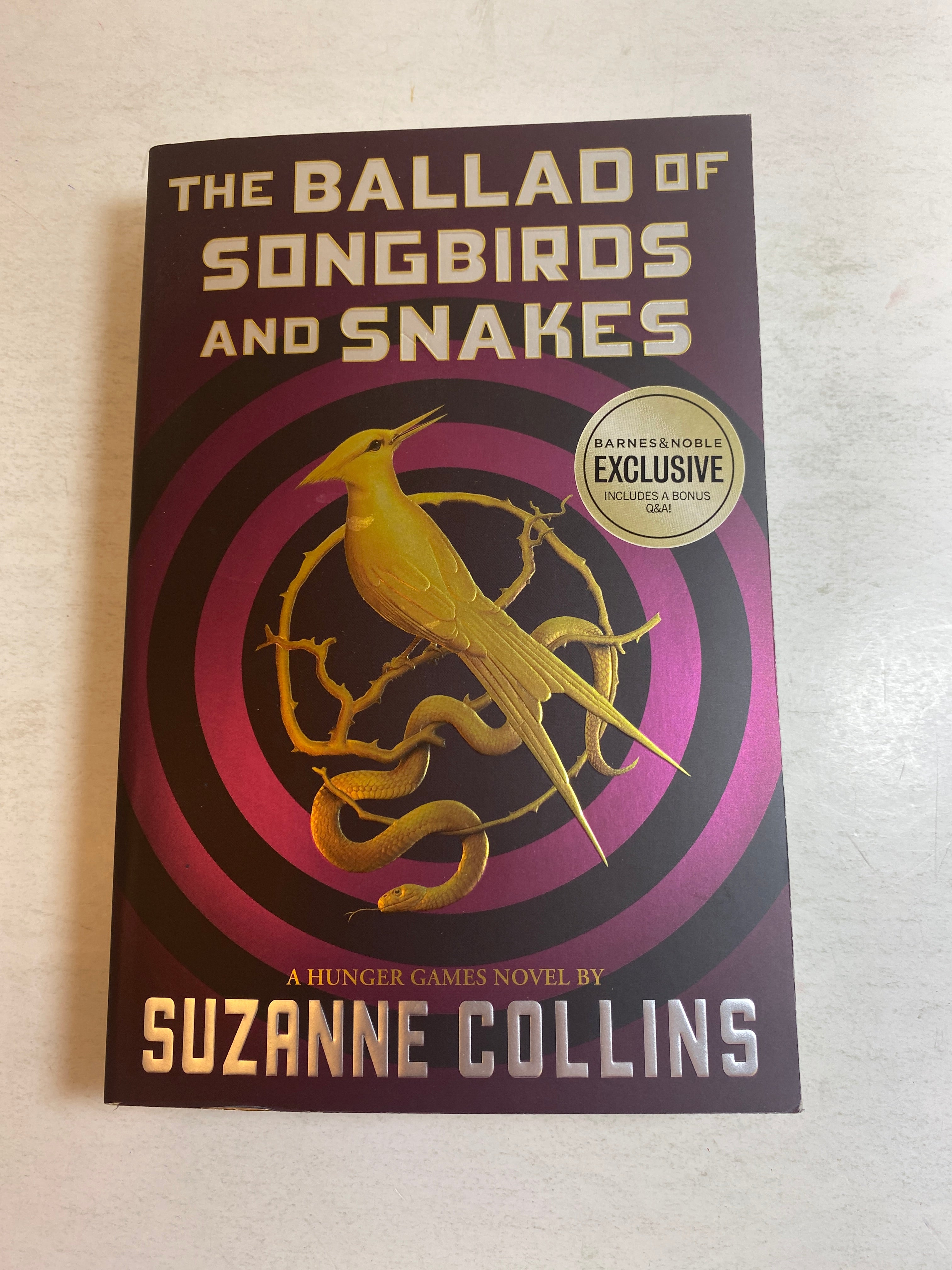 Ballad of Songbirds and Snakes Suzanne Collins SC 2023
