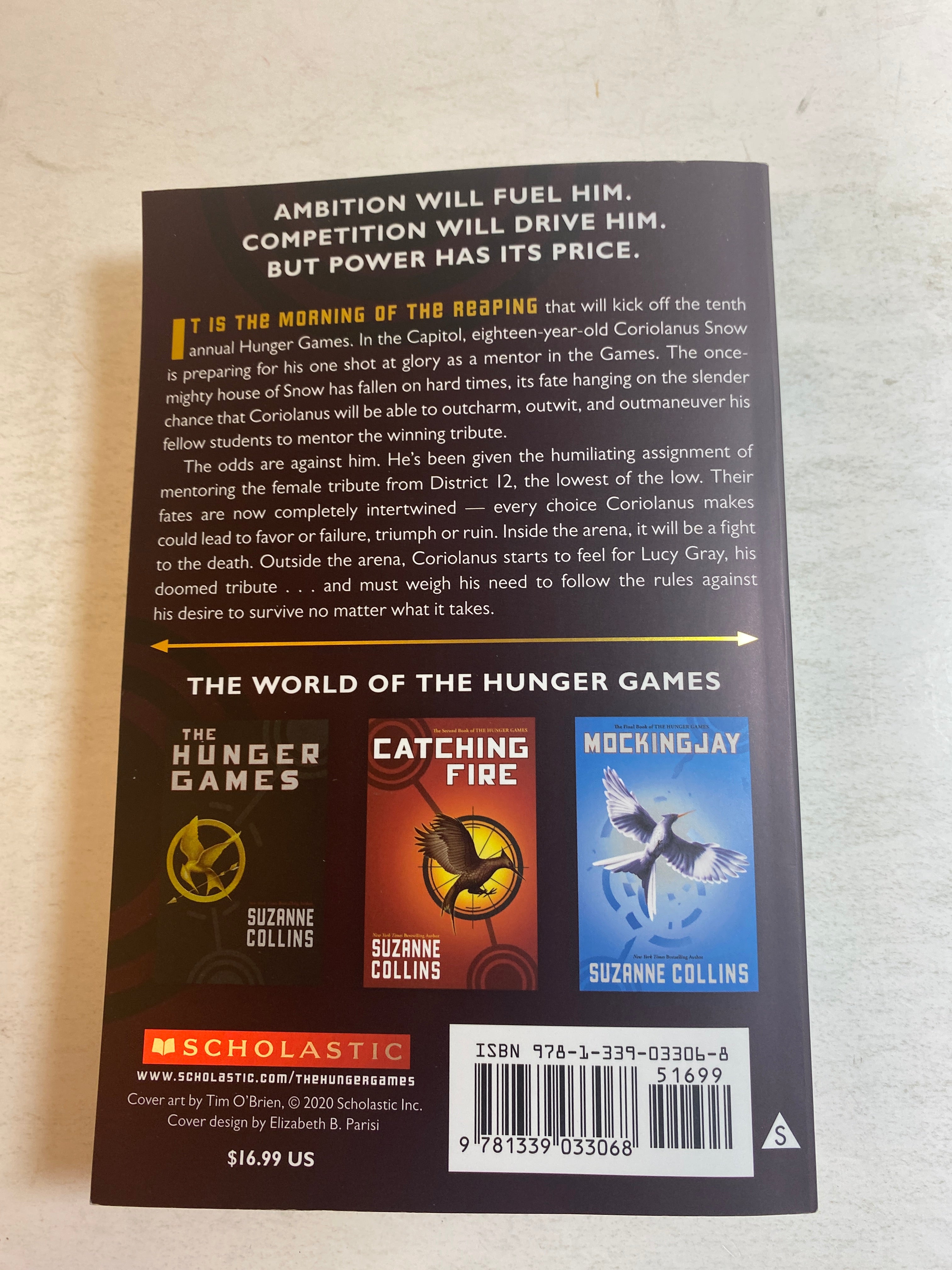 Ballad of Songbirds and Snakes Suzanne Collins SC 2023