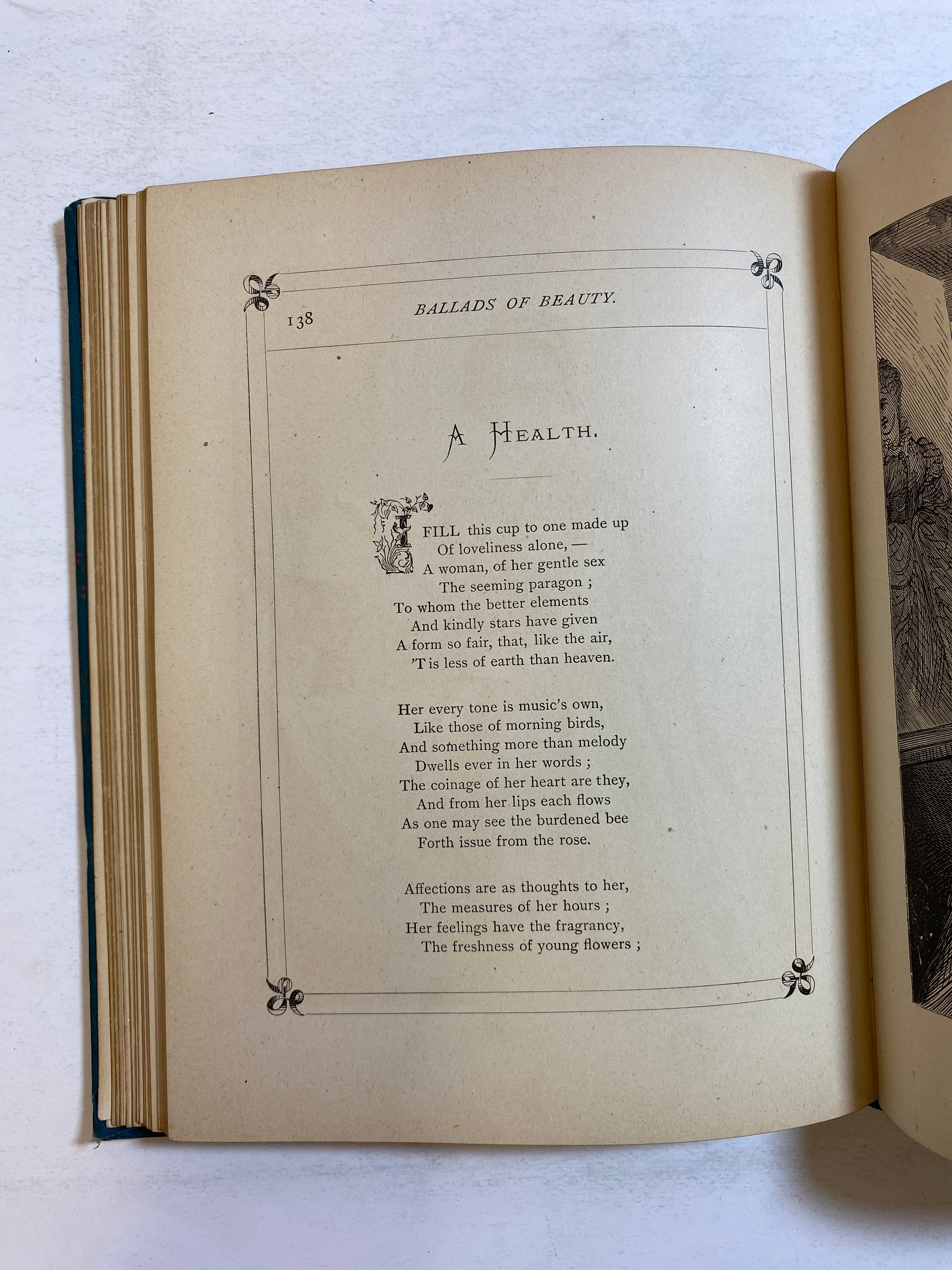 Ballads of Beauty by George Baker 1878 Antique Illustrated HC