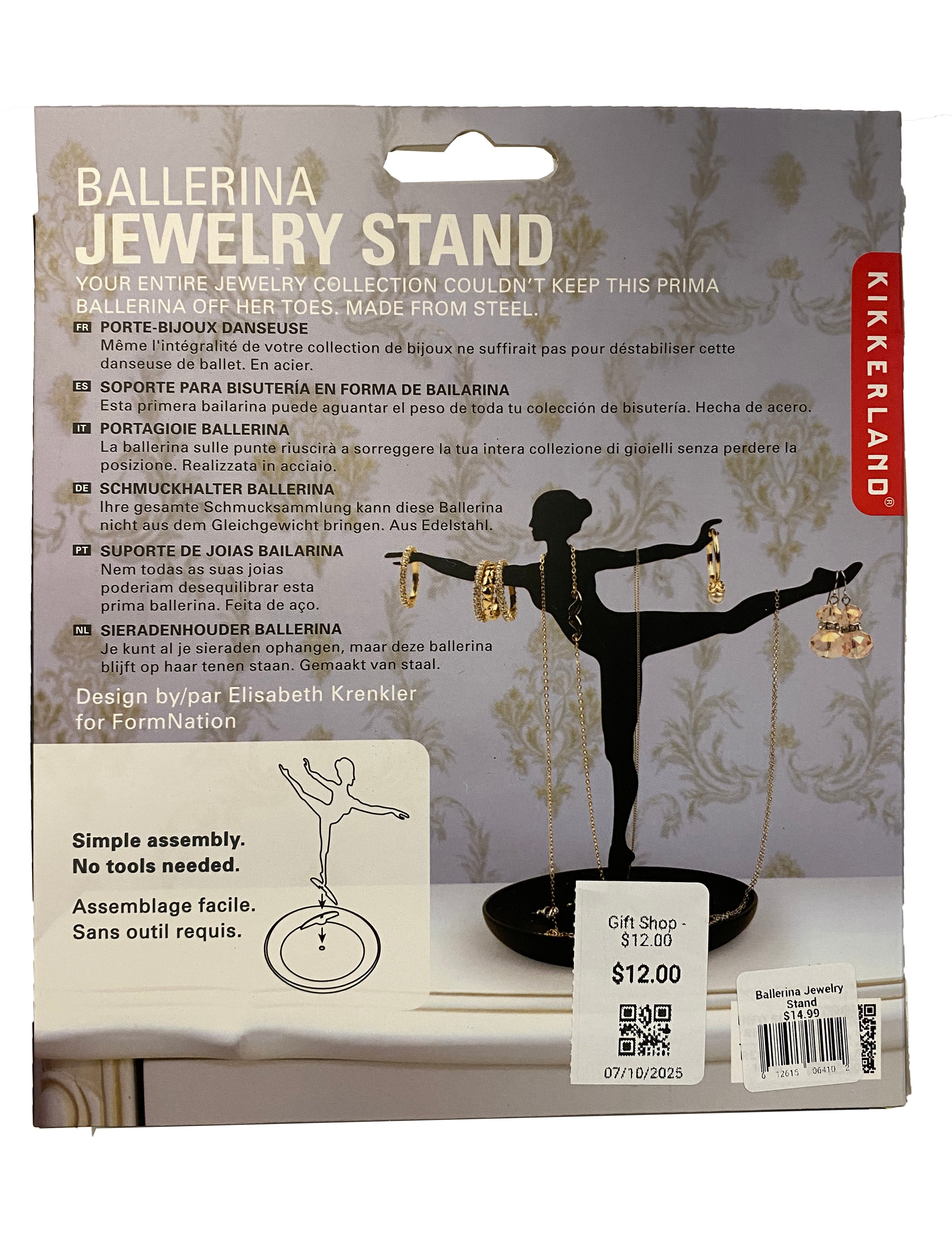 Ballerina Jewelry Stand